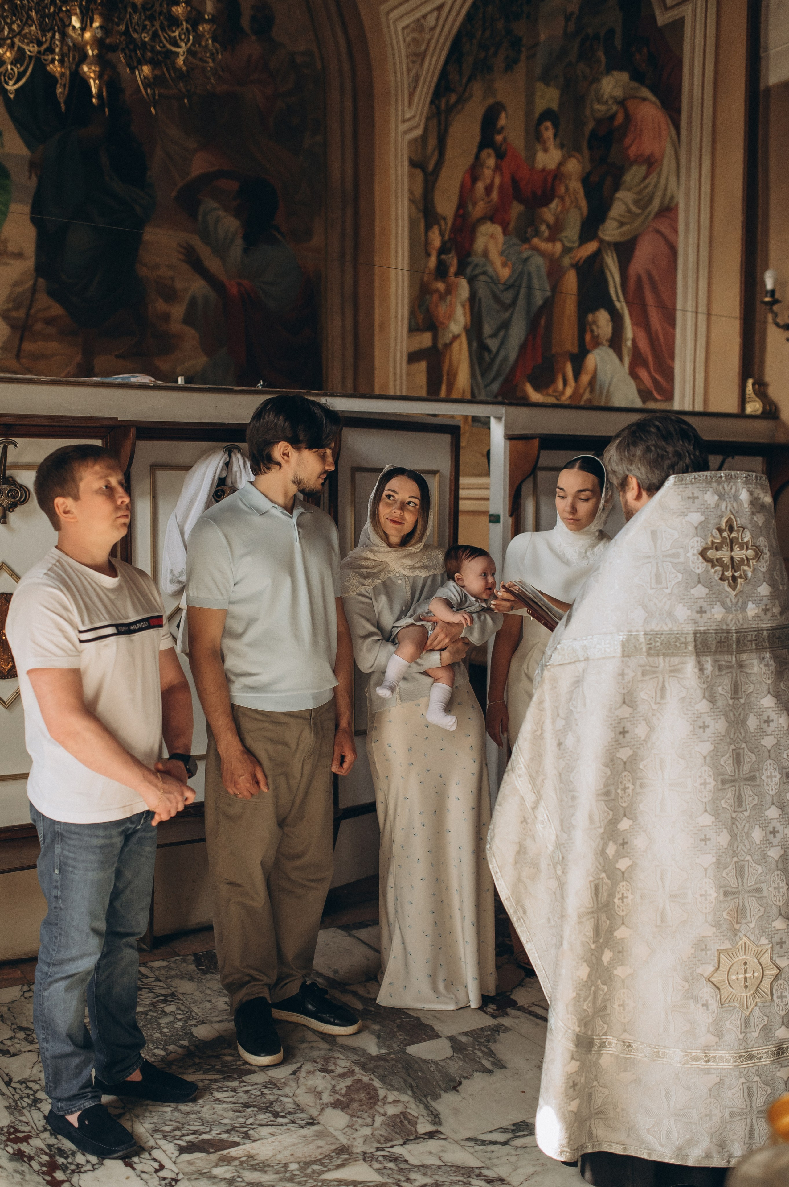 Таинство крещения. Семейный фотограф Карпова Анна