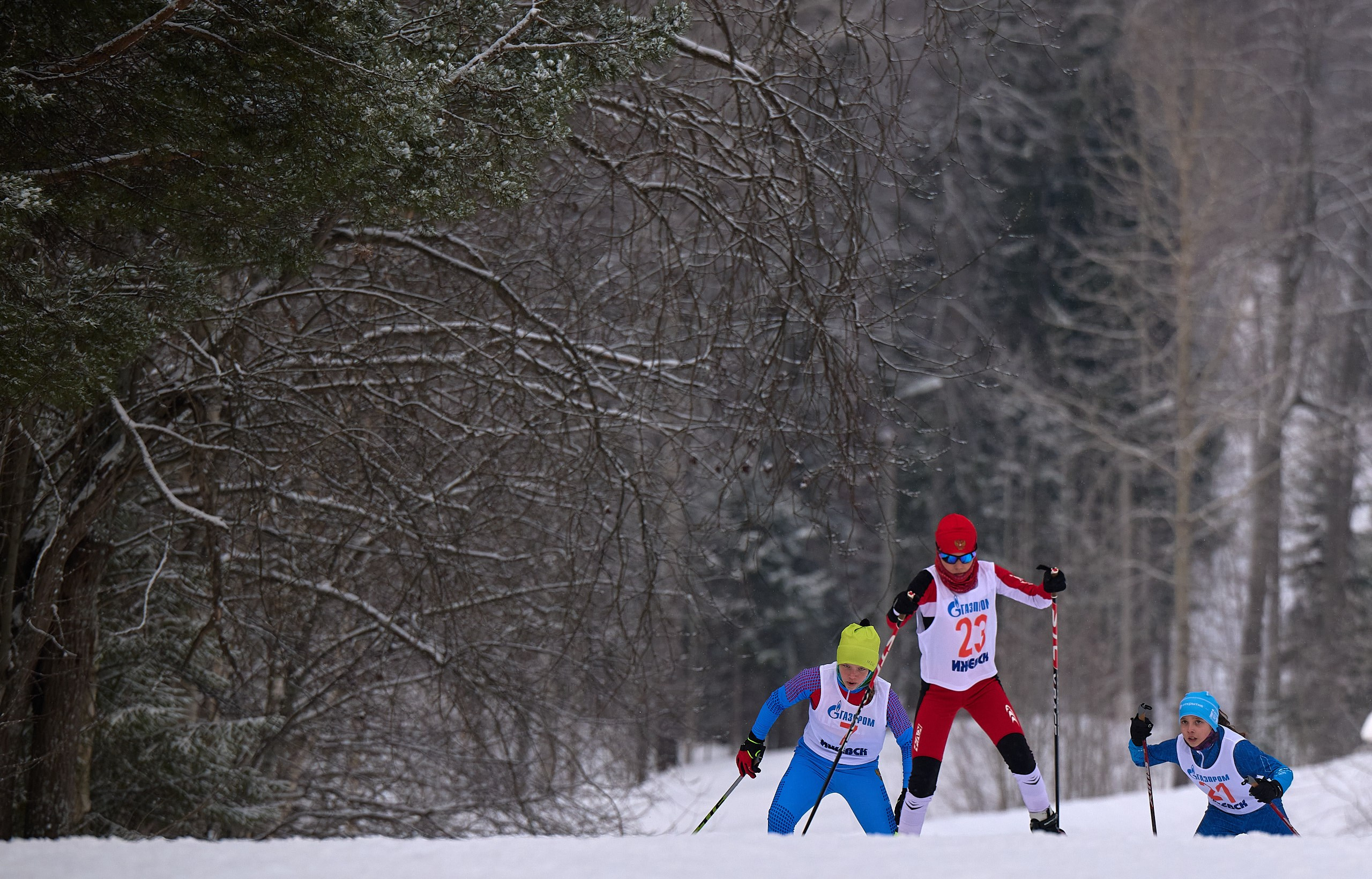 Всероссийские соревнования по лыжным гонкам «Пионерская правда». Ижевс. Спортивный репортажный фотограф в Ижевске Сергей Мерзляков