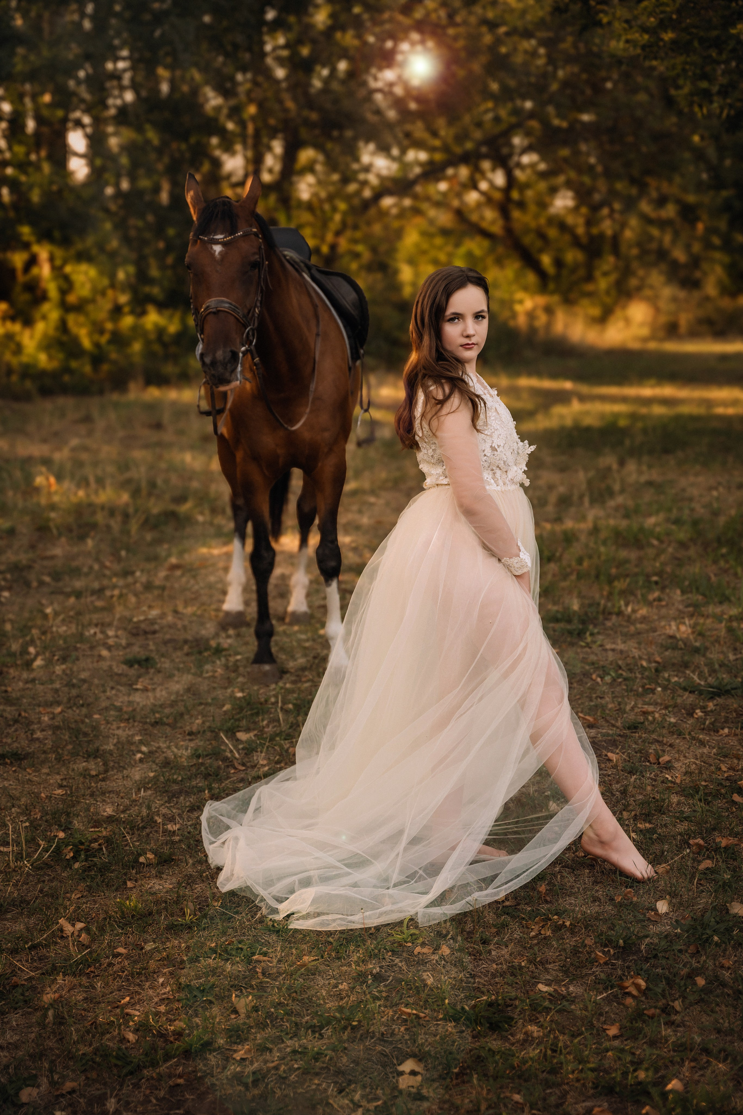 Евгения. Фотосессия с лошадьми. Семейный фотограф в Белгороде Амелина Алина