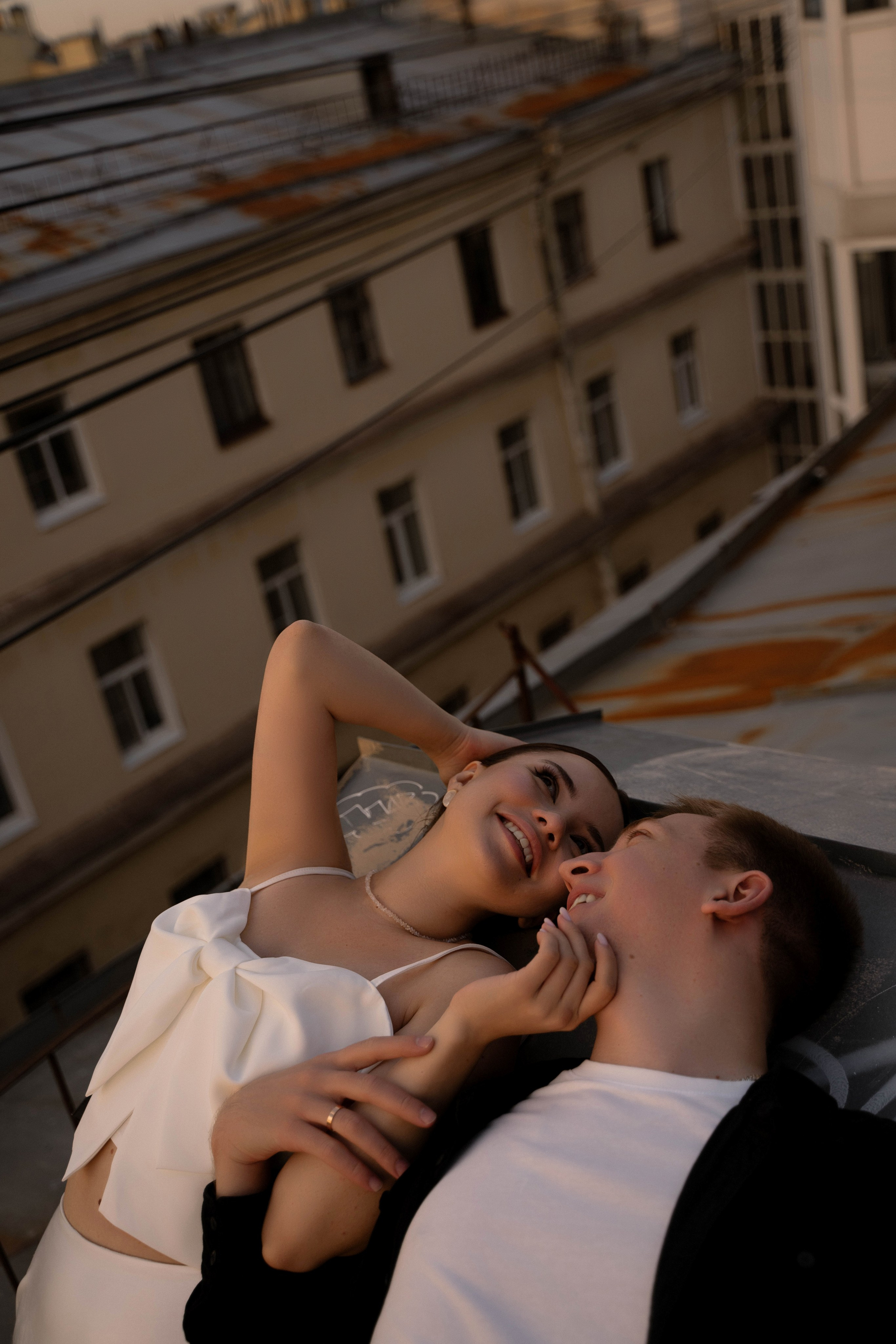 Романтика Питерских крыш. Свадебный фотограф в Краснодаре и Санкт-Петербурге Евгения Алексеева