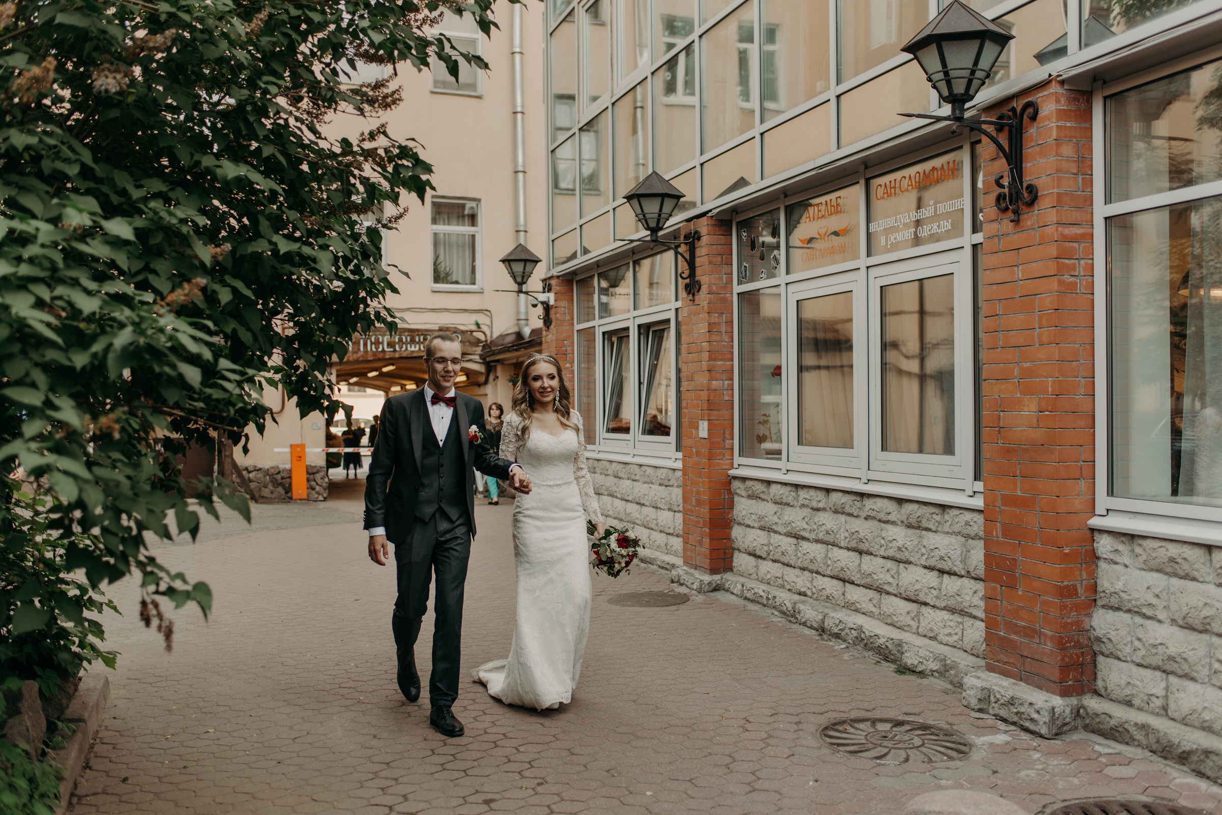 Небольшая семейная свадьба Валерии и Никиты. Свадебный фотограф в Санкт-Петербурге Венера Ахметова