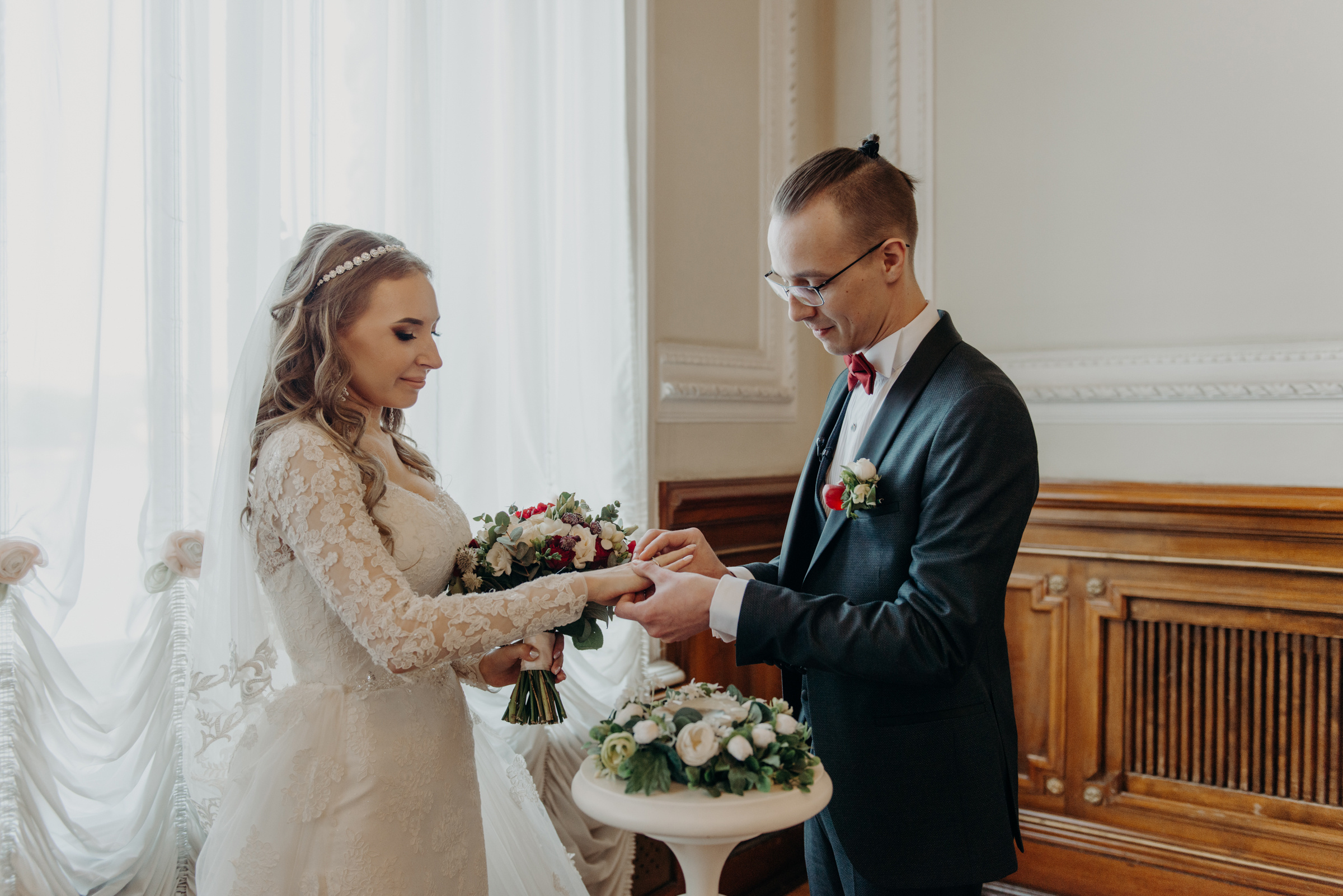 Небольшая семейная свадьба Валерии и Никиты. Свадебный фотограф в Санкт-Петербурге Венера Ахметова