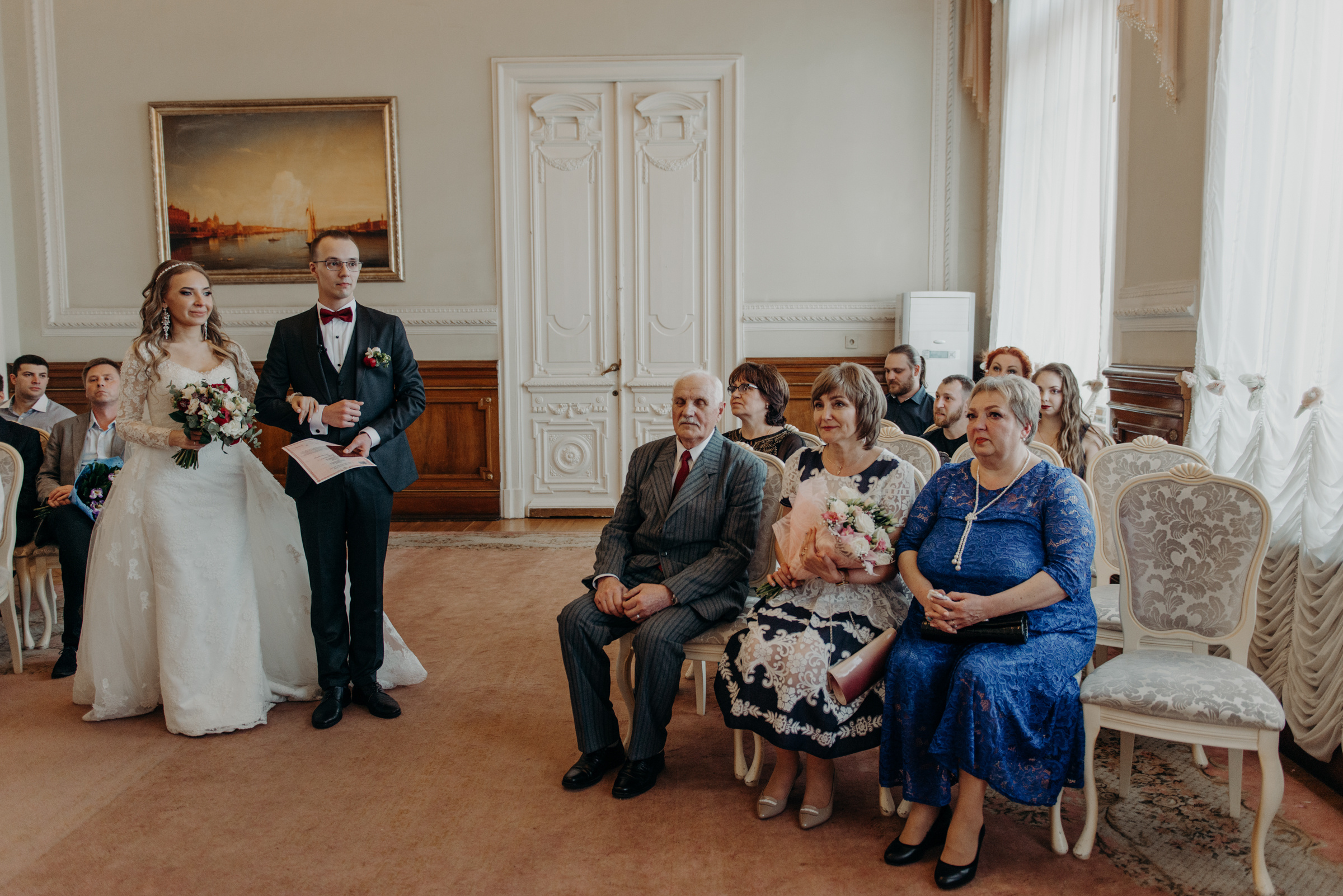 Небольшая семейная свадьба Валерии и Никиты. Свадебный фотограф в Санкт-Петербурге Венера Ахметова