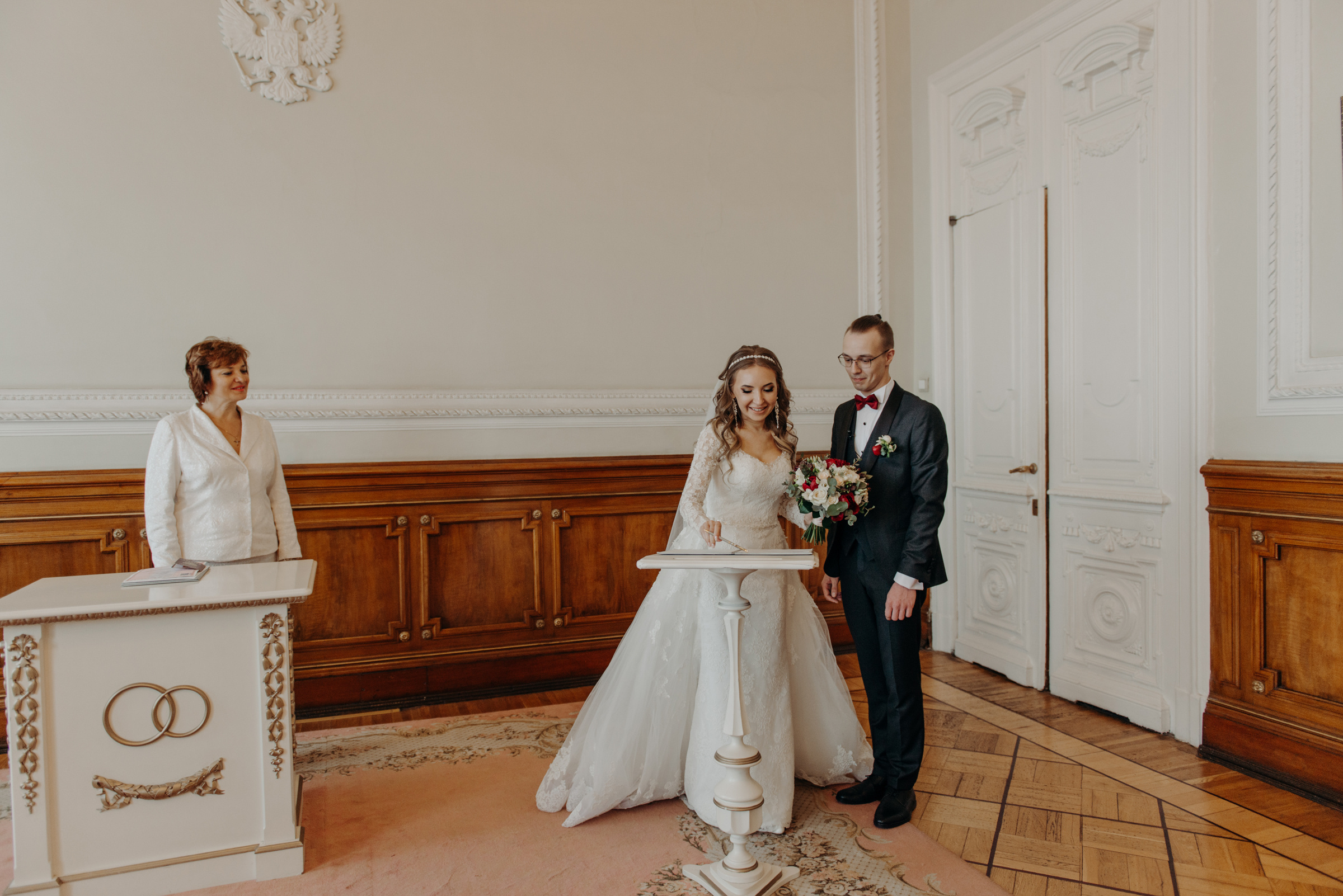 Небольшая семейная свадьба Валерии и Никиты. Свадебный фотограф в Санкт-Петербурге Венера Ахметова