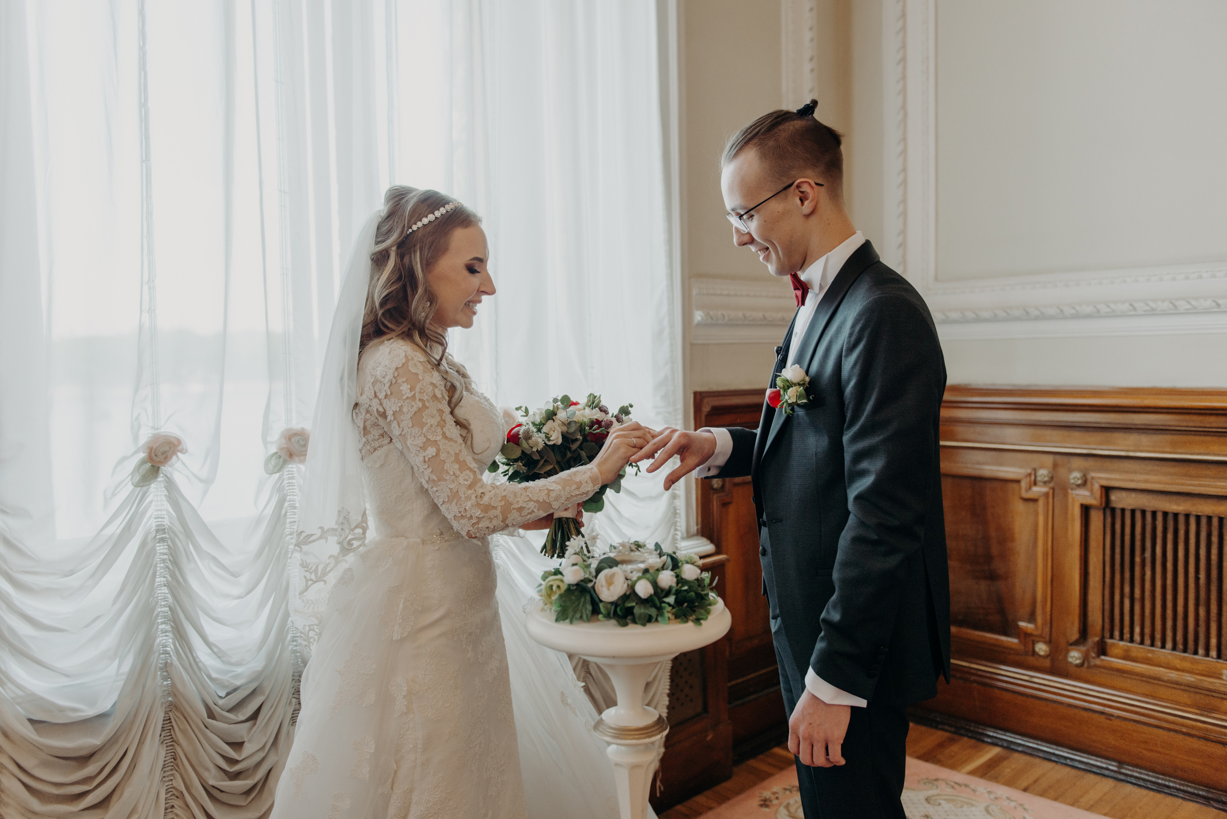 Небольшая семейная свадьба Валерии и Никиты. Свадебный фотограф в Санкт-Петербурге Венера Ахметова