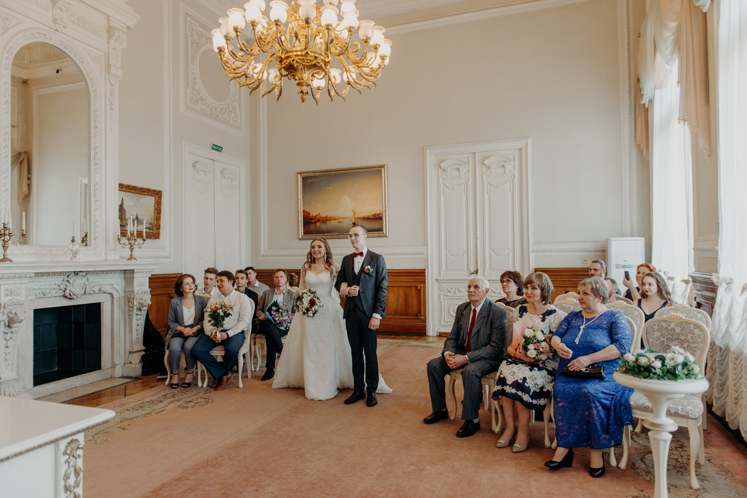 Небольшая семейная свадьба Валерии и Никиты. Свадебный фотограф в Санкт-Петербурге Венера Ахметова