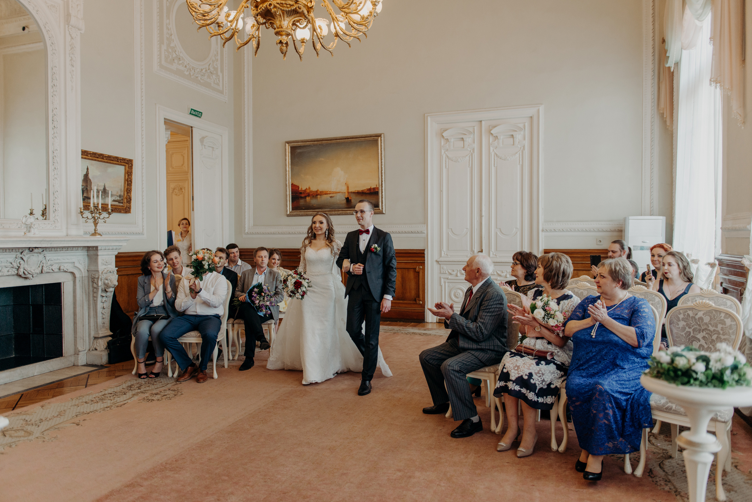 Небольшая семейная свадьба Валерии и Никиты. Свадебный фотограф в Санкт-Петербурге Венера Ахметова