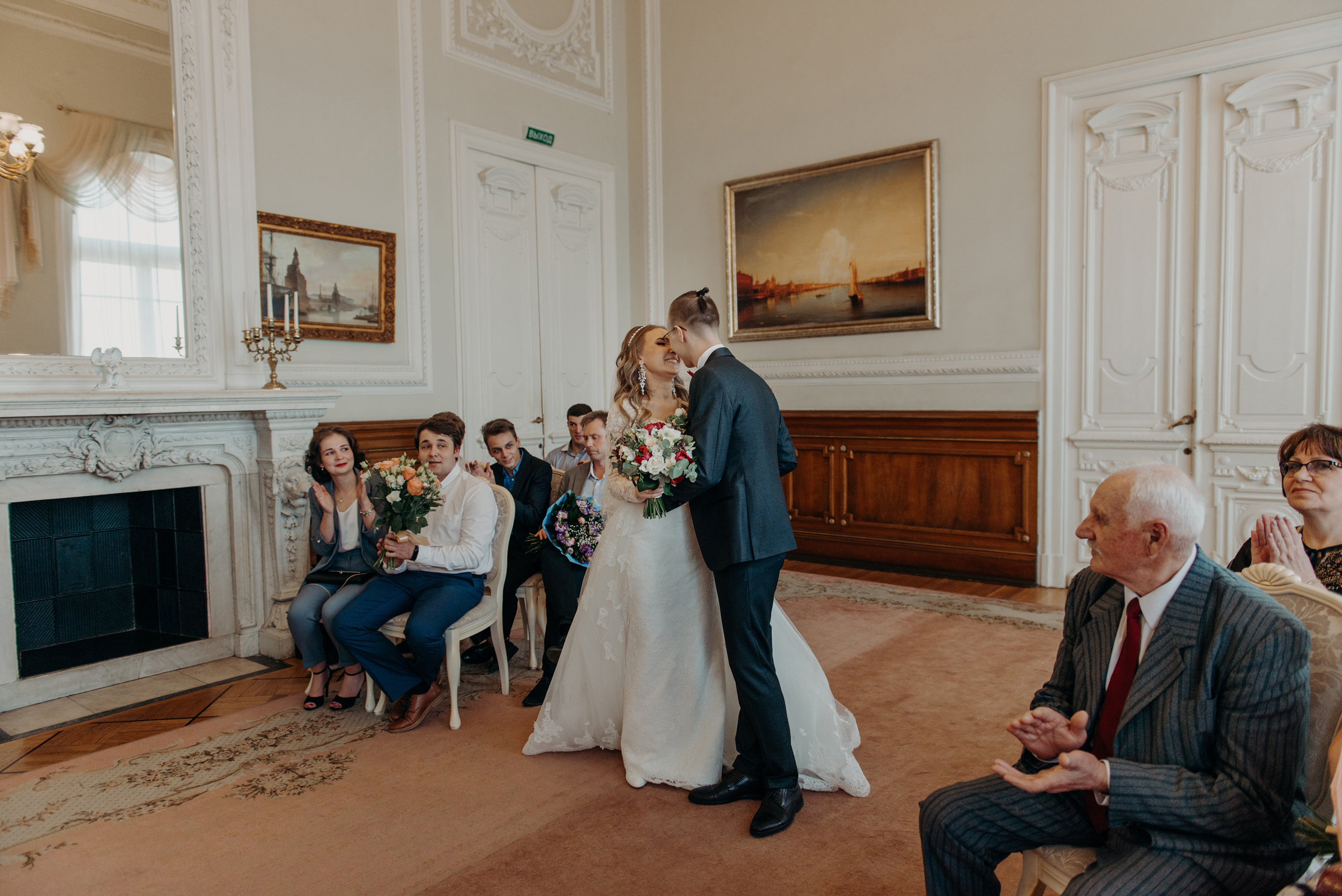 Небольшая семейная свадьба Валерии и Никиты. Свадебный фотограф в Санкт-Петербурге Венера Ахметова