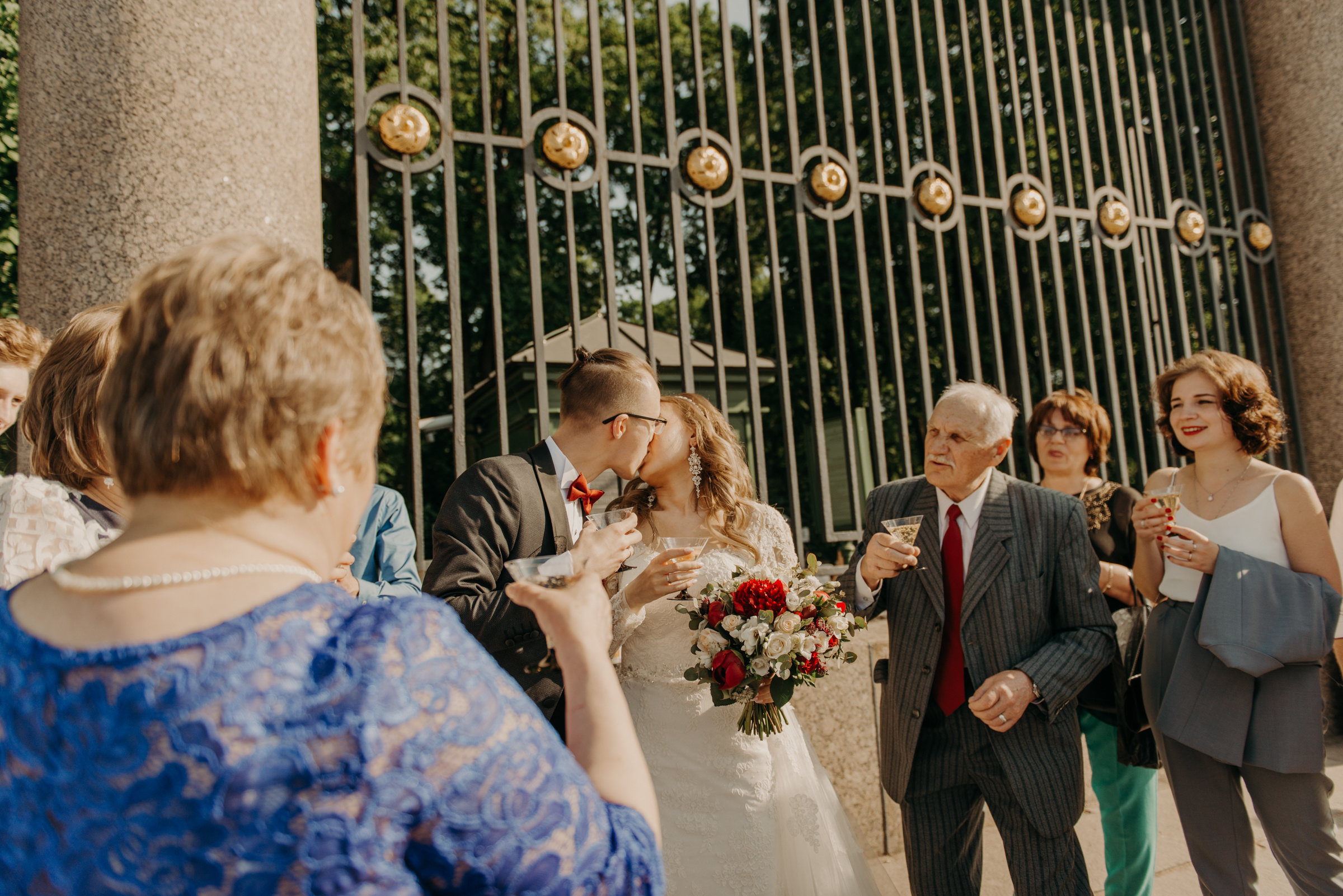 Небольшая семейная свадьба Валерии и Никиты. Свадебный фотограф в Санкт-Петербурге Венера Ахметова