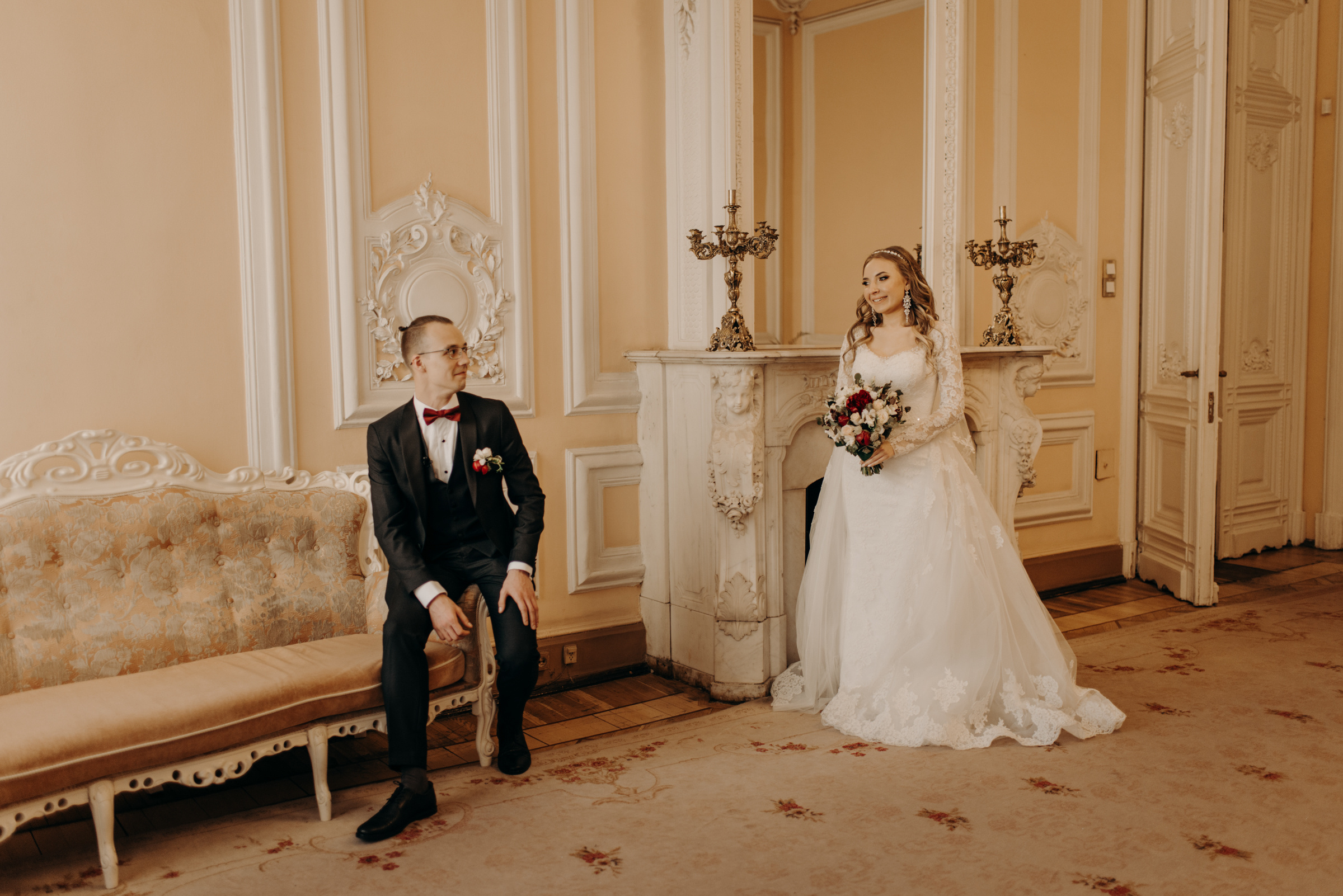 Небольшая семейная свадьба Валерии и Никиты. Свадебный фотограф в Санкт-Петербурге Венера Ахметова