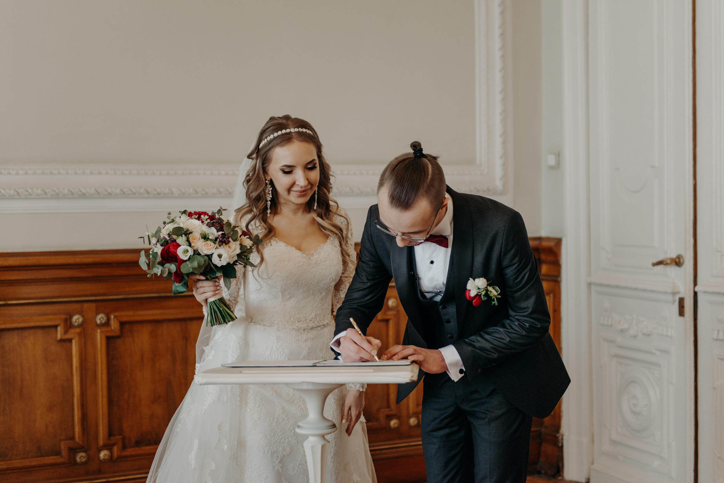 Небольшая семейная свадьба Валерии и Никиты. Свадебный фотограф в Санкт-Петербурге Венера Ахметова