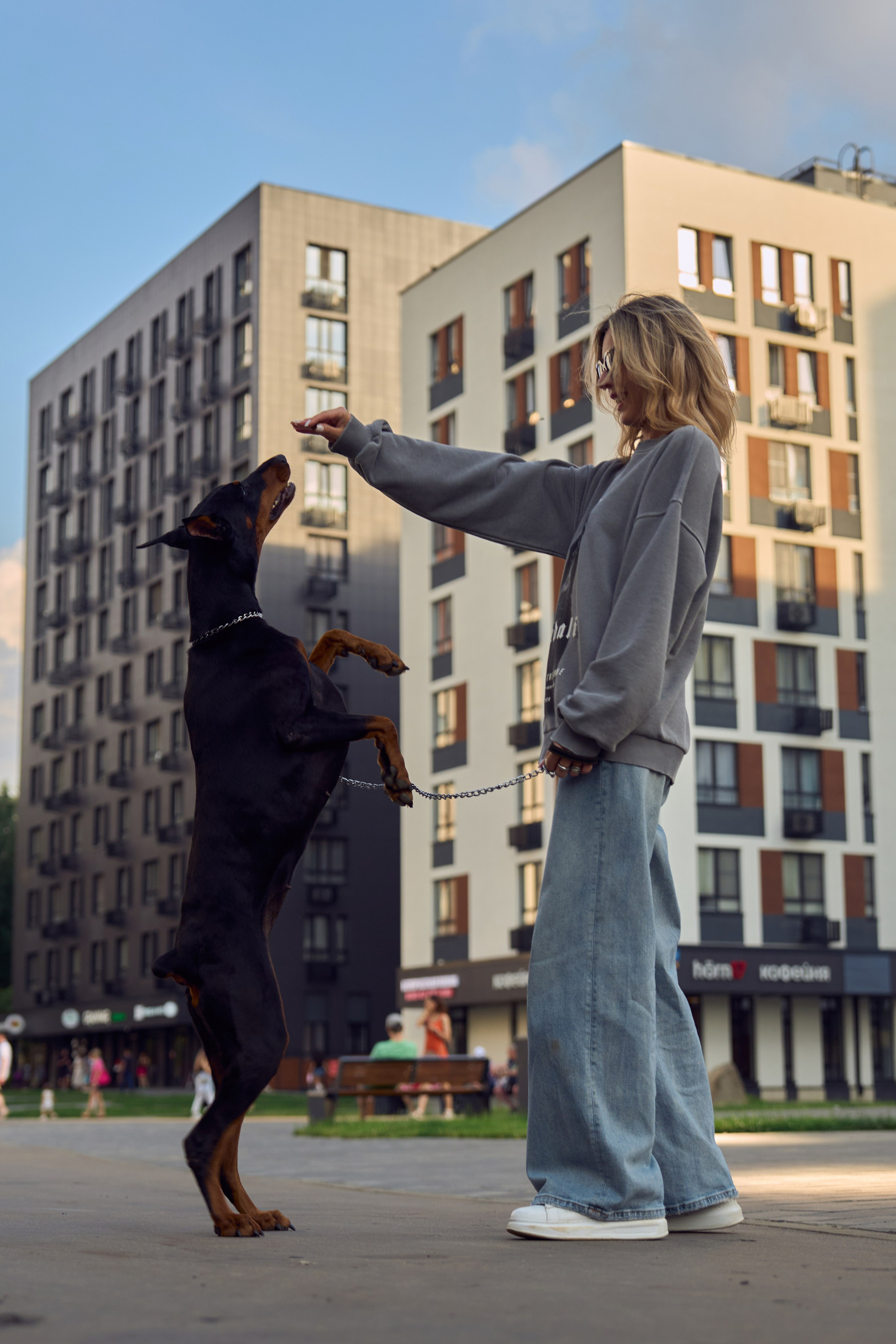 Фотосессия с доберманом. Фотограф