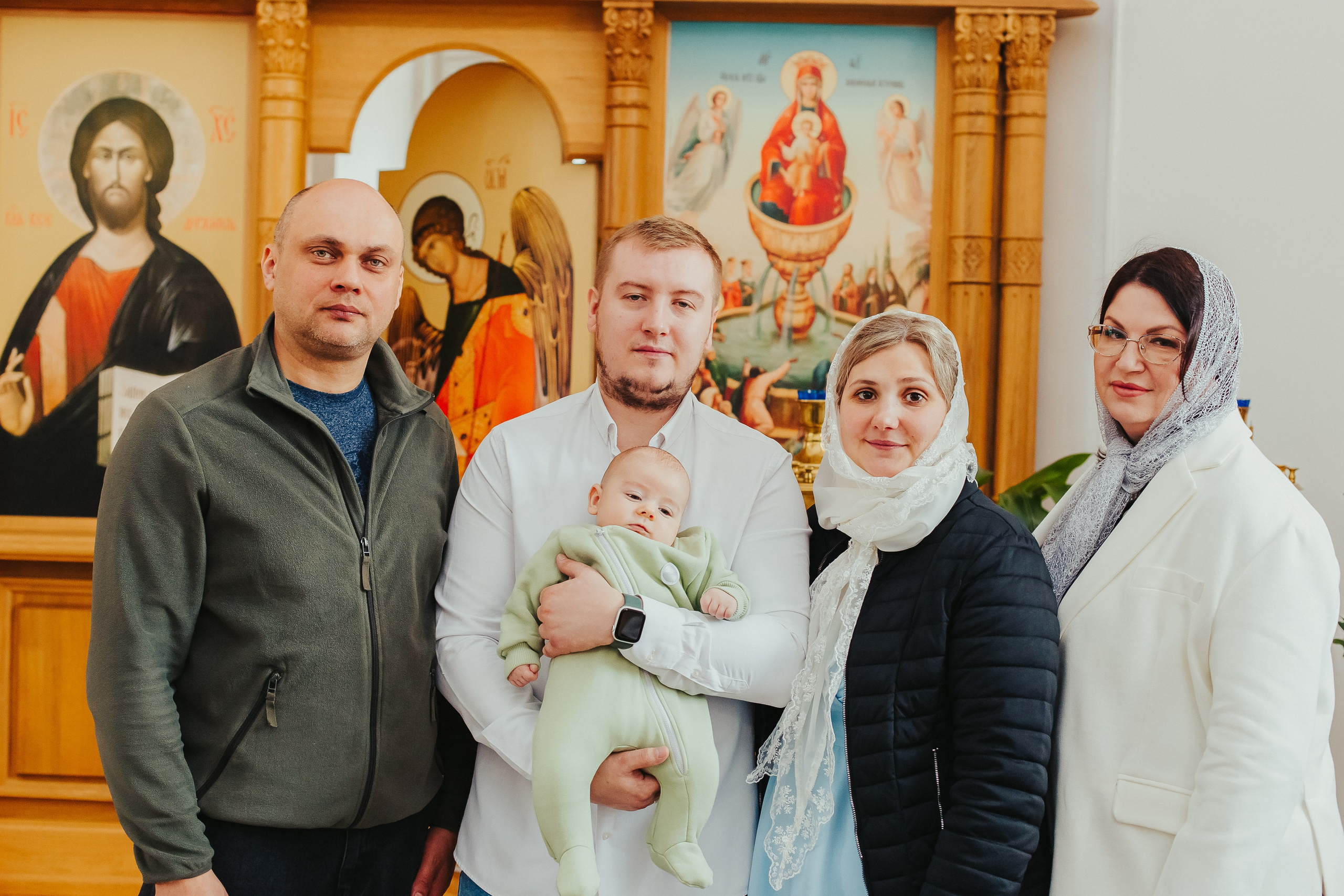 Фотосъемка крещения ребенка. Фотограф новорожденных и детский в Сергиевом Посаде Кругликова Юлия