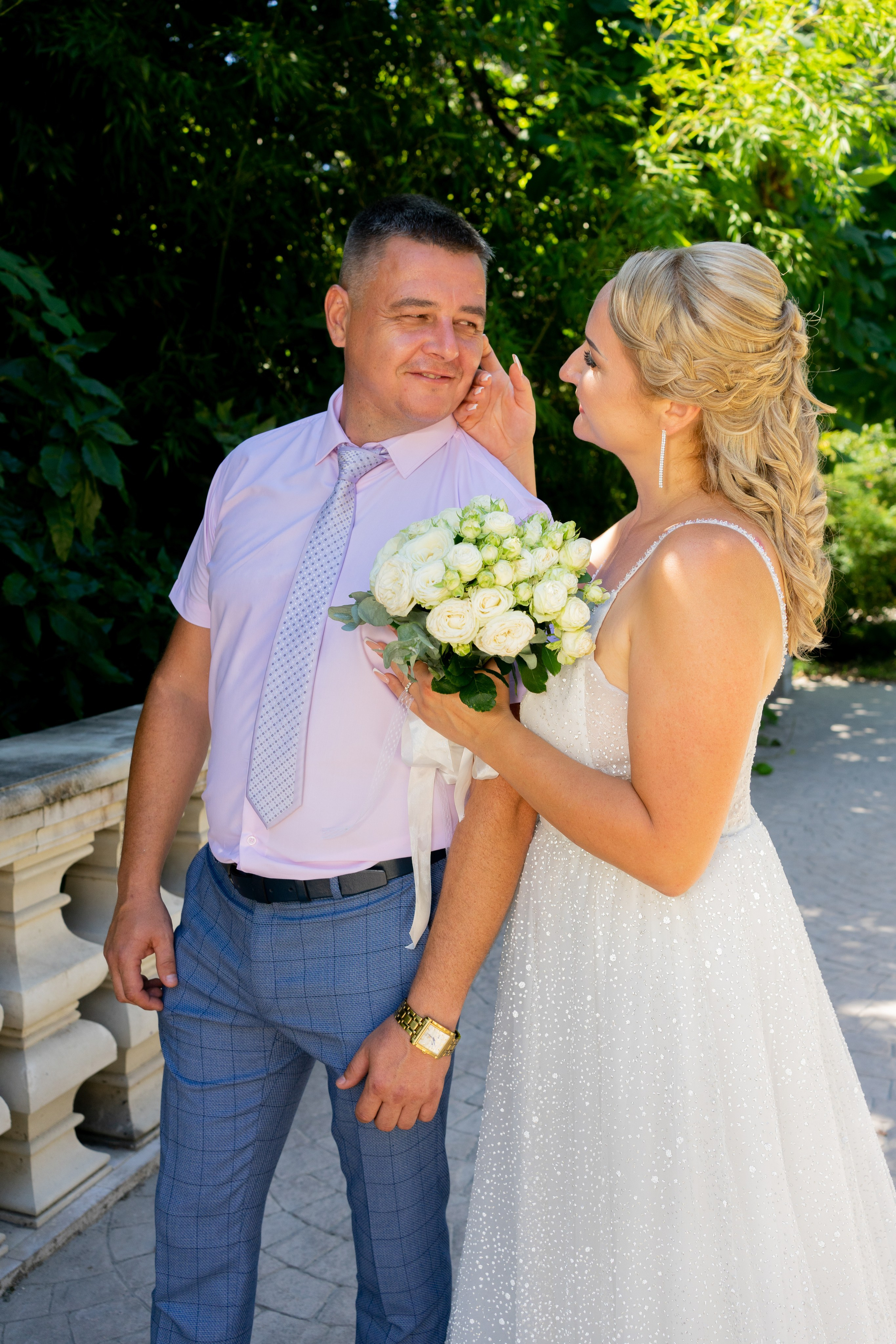 Свадебная серия в парке. Фотограф в Сочи Тиунова Маргарита и Тиунов Евгений