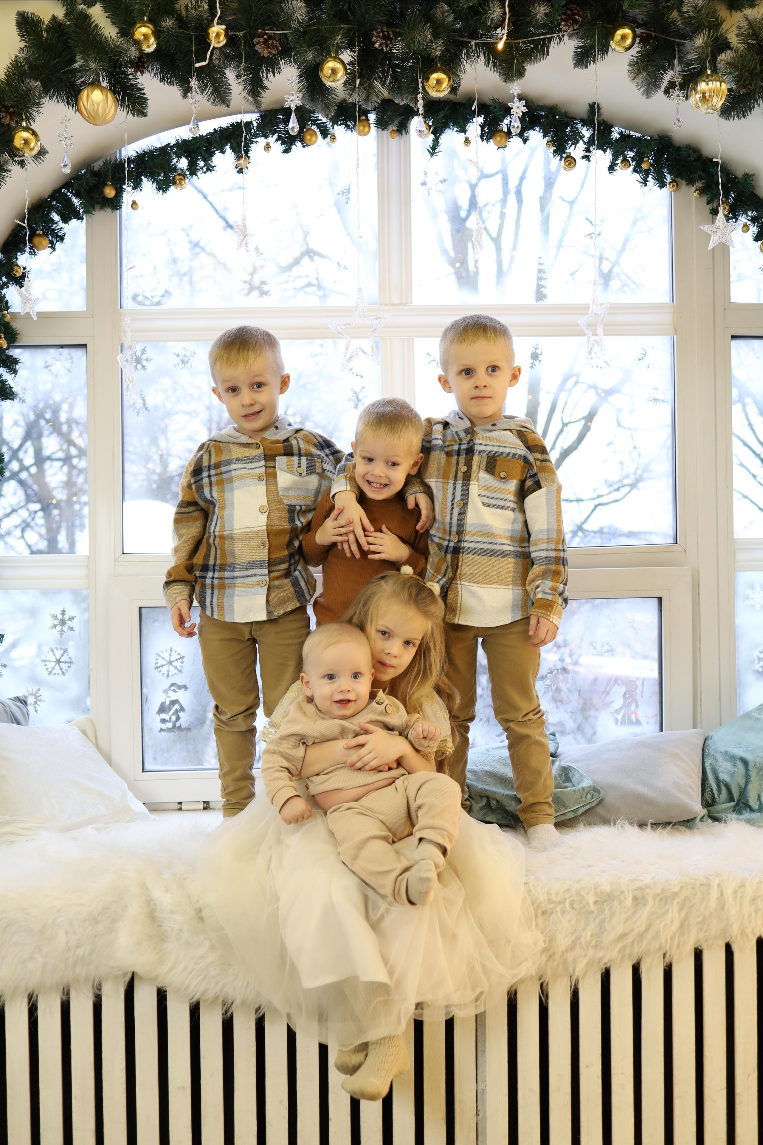 4 сыночка и лапочка дочка. Фотограф в Туле Аушева Юлия