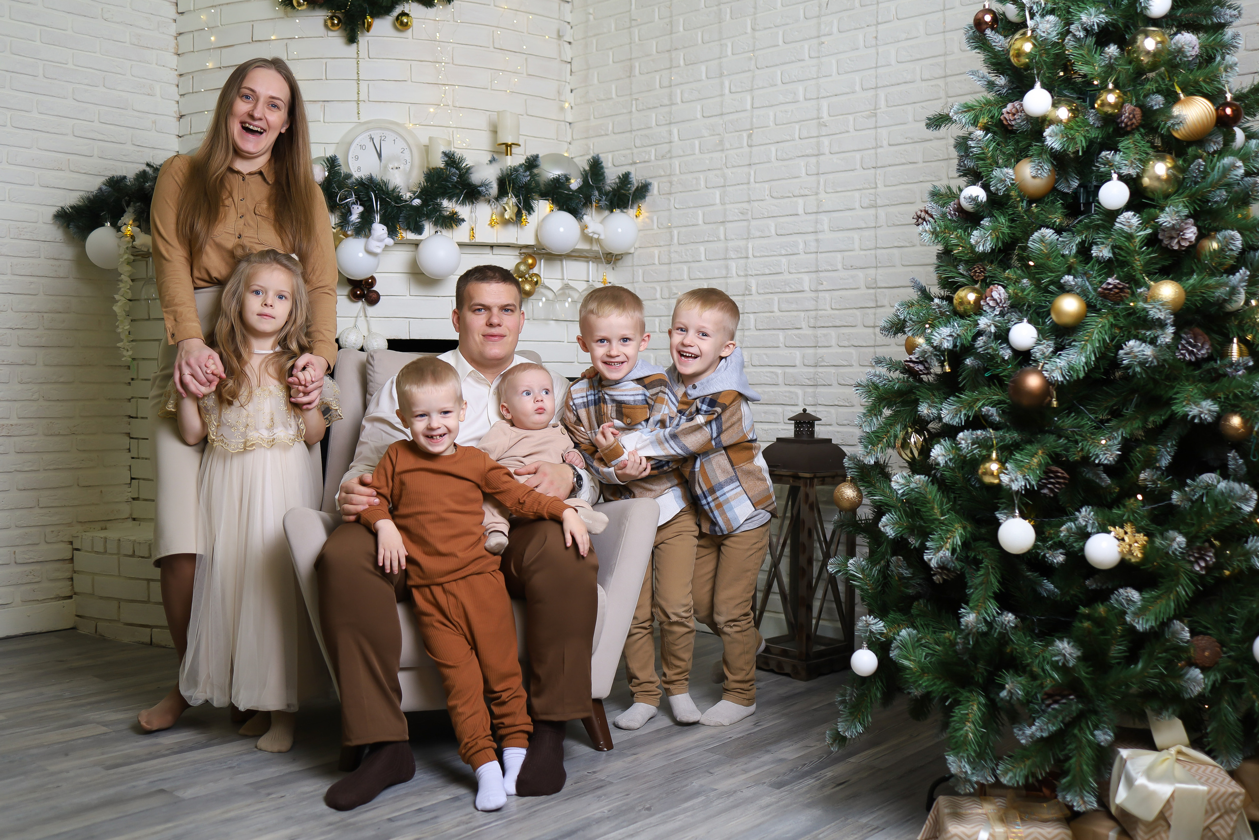 4 сыночка и лапочка дочка. Фотограф в Туле Аушева Юлия