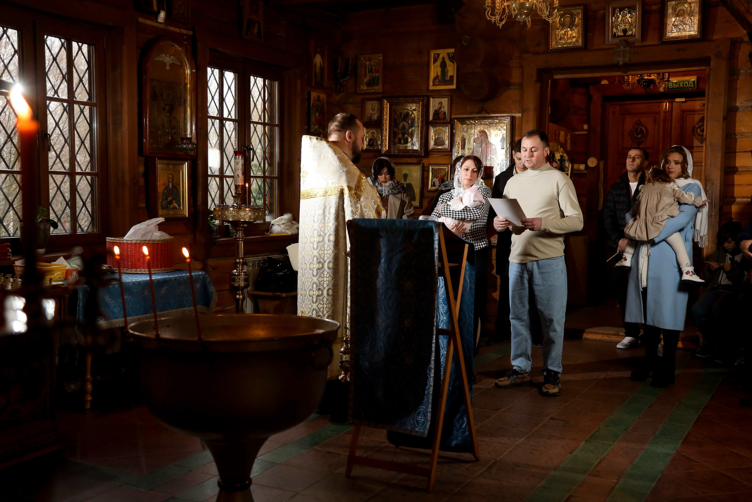 Крестины. Фотограф Антон Чупринин