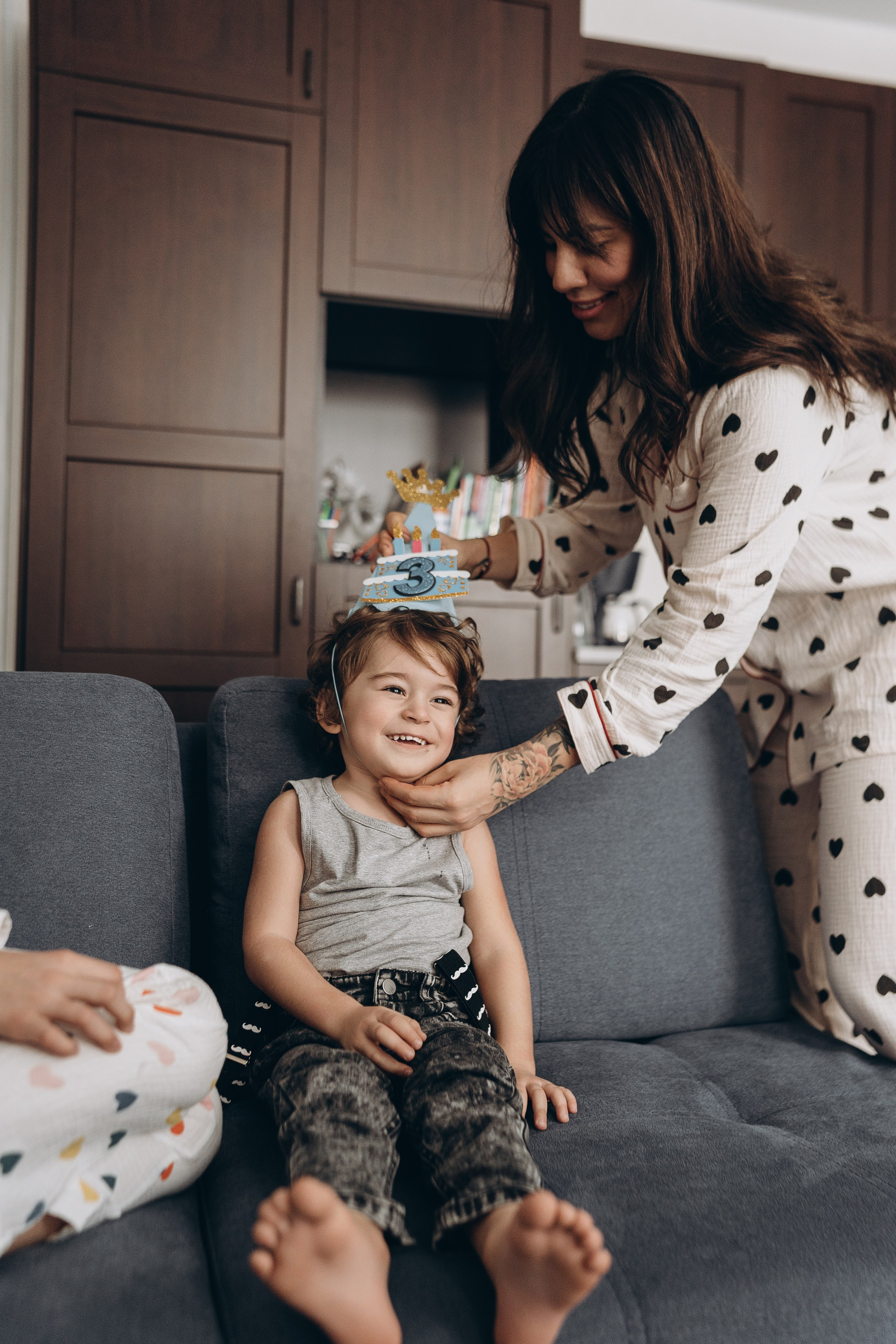 Лёве три годика. Семейный и домашний фотограф в Уфе Ирина Гарасюта