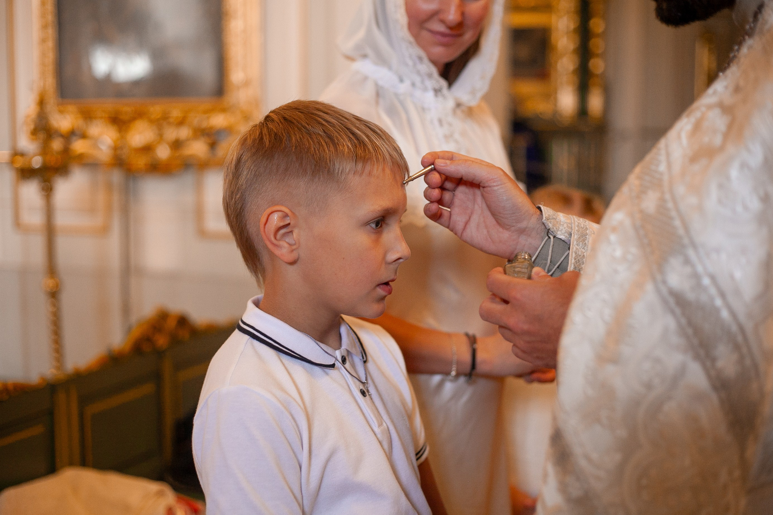 Крещение Саши и Кати. Никольский собор. Семейный и церковный фотограф в Санкт Петербурге Мария Гобыча
