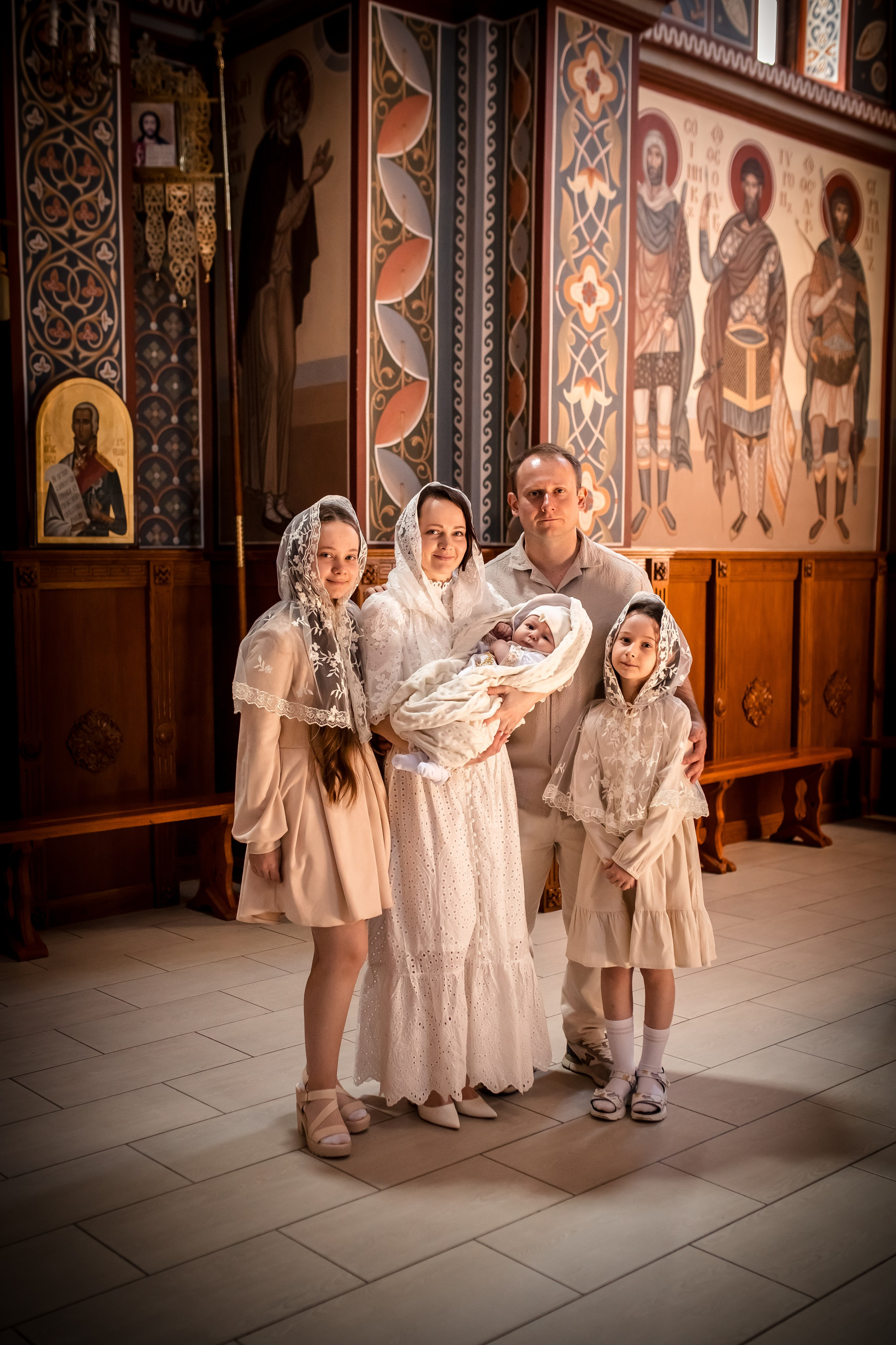 Крещение Даниила. Семейный фотограф в Бресте Наталья Постоялко