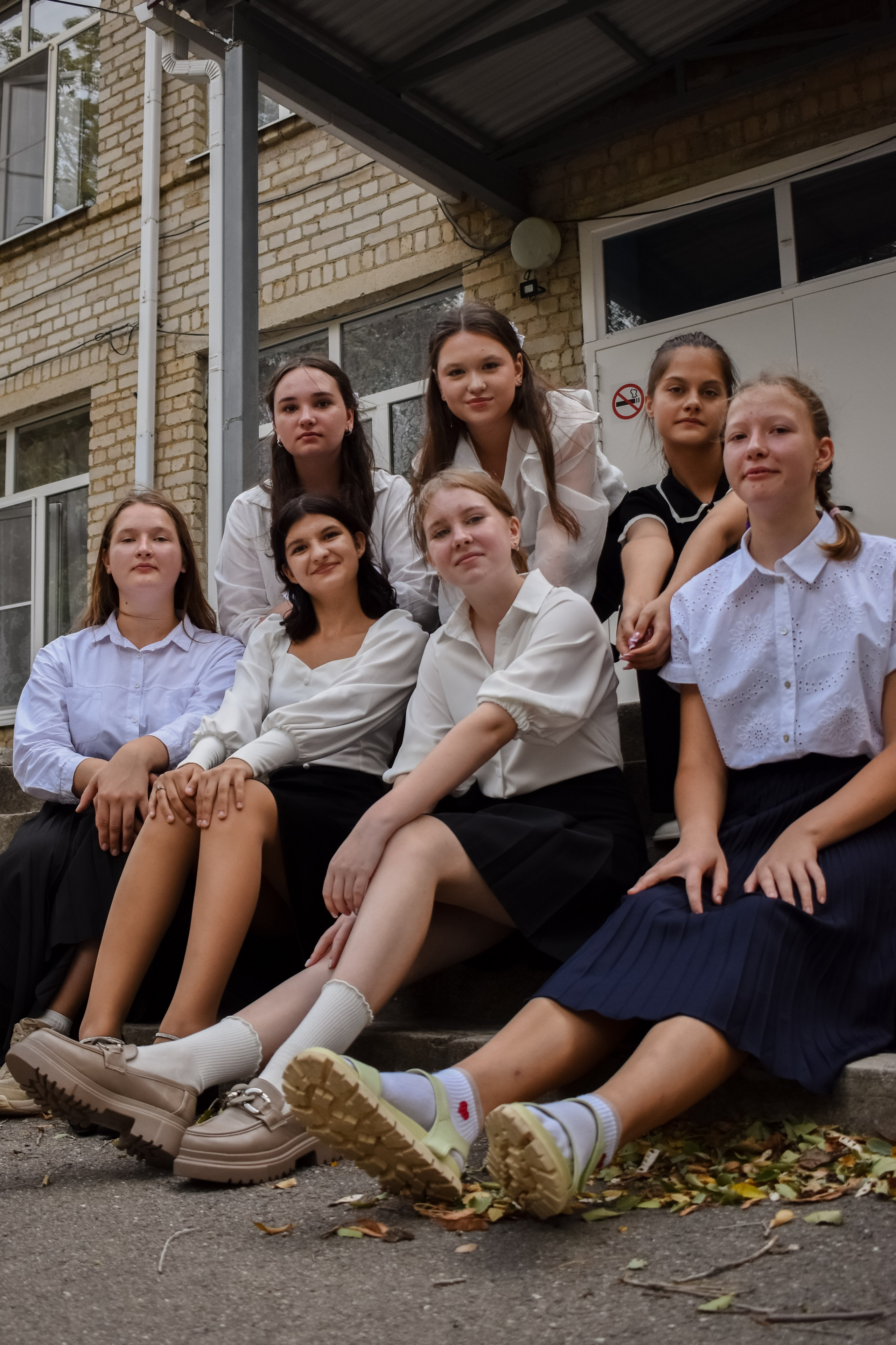 Фотосессия выпускников в школе. Фотограф Оксана Яремчук — село Левокумское