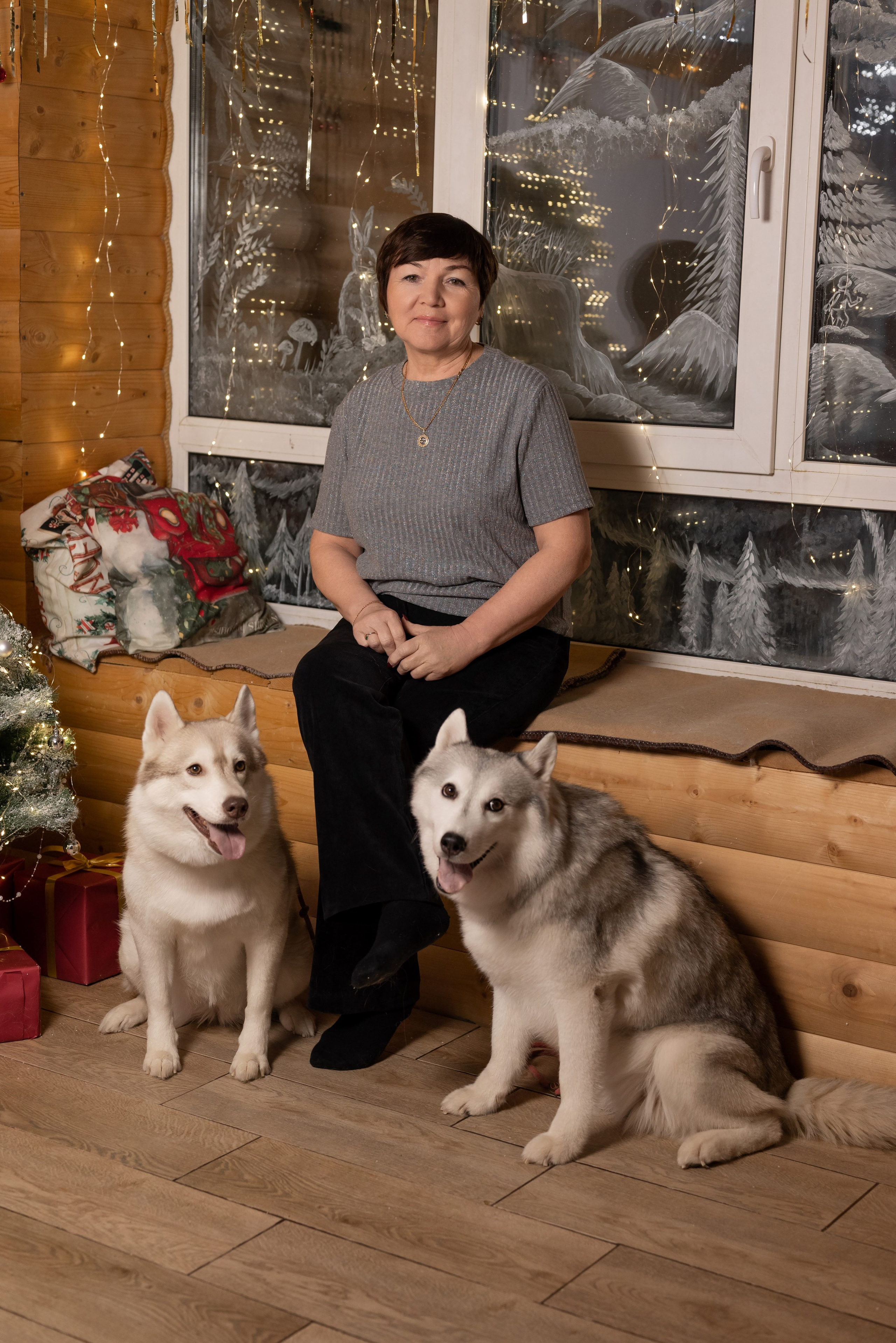 Фотопроект с хаски в частном доме. Фотограф в городе Салават