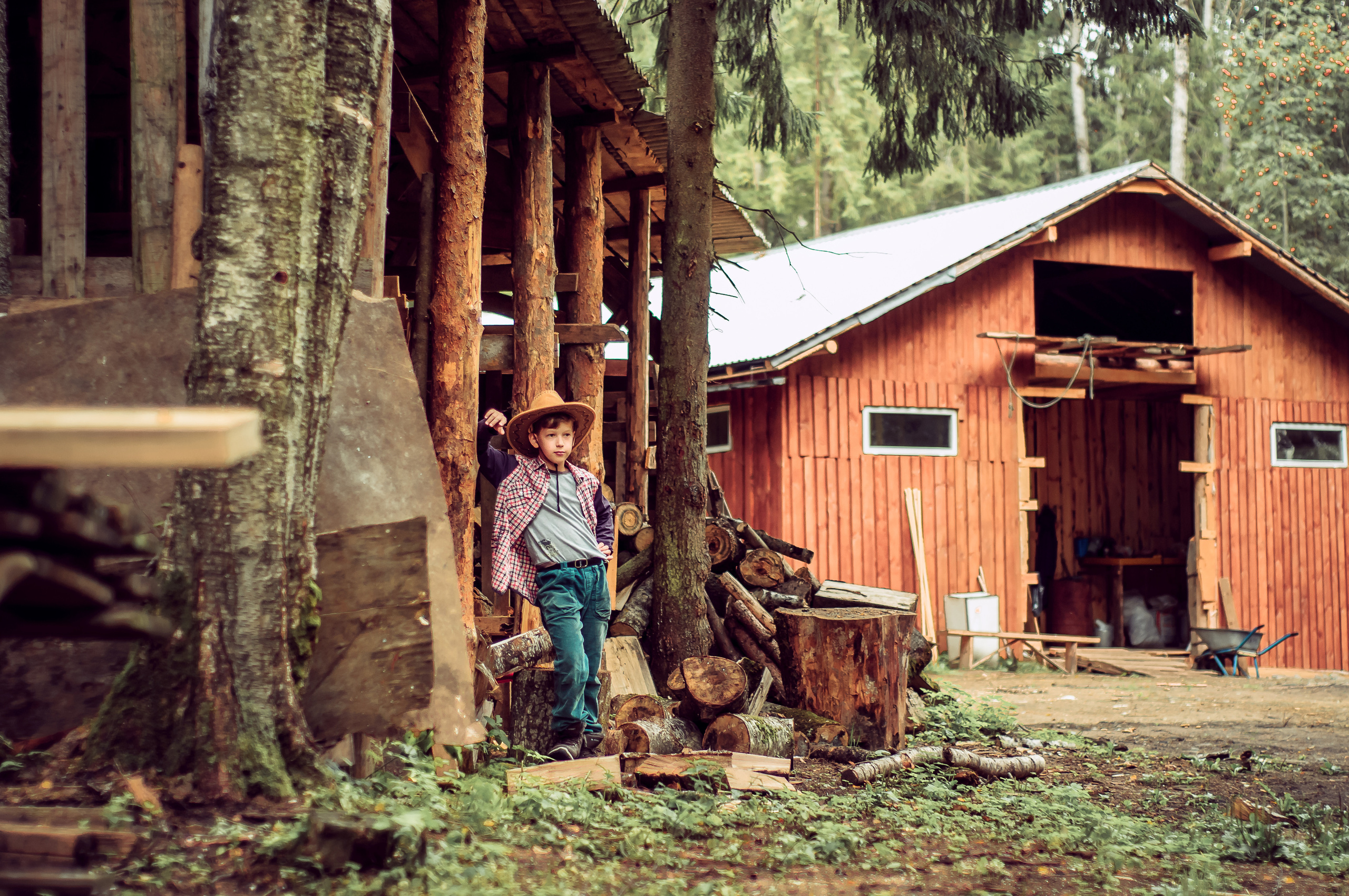С лошадьми, в фермерском стиле. 🐴. Семейный и детский фотограф в Ярославле, Максимова Светлана