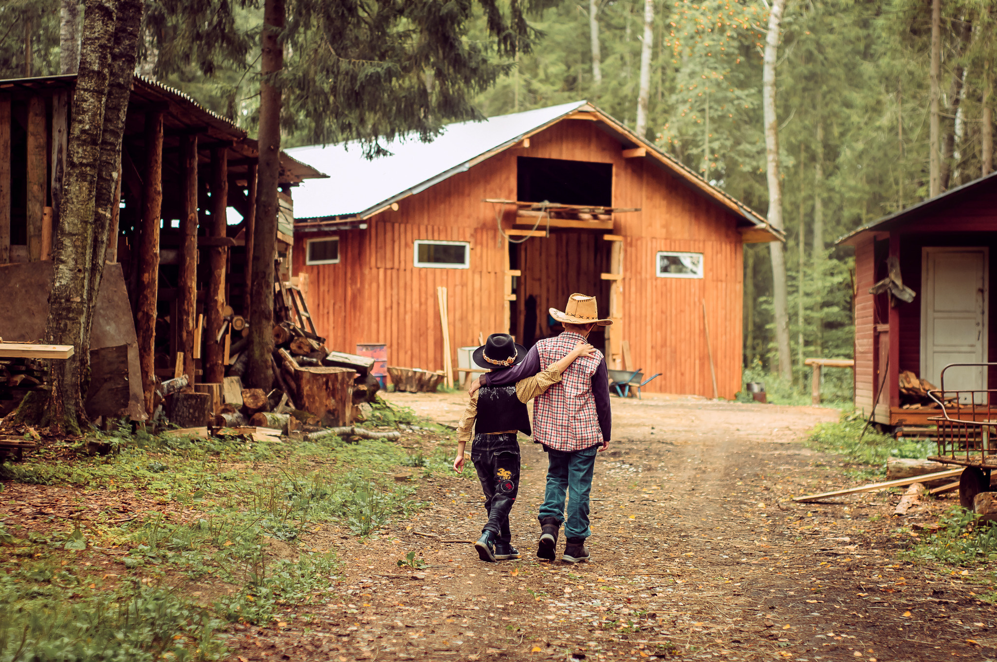 С лошадьми, в фермерском стиле. 🐴. Семейный и детский фотограф в Ярославле, Максимова Светлана
