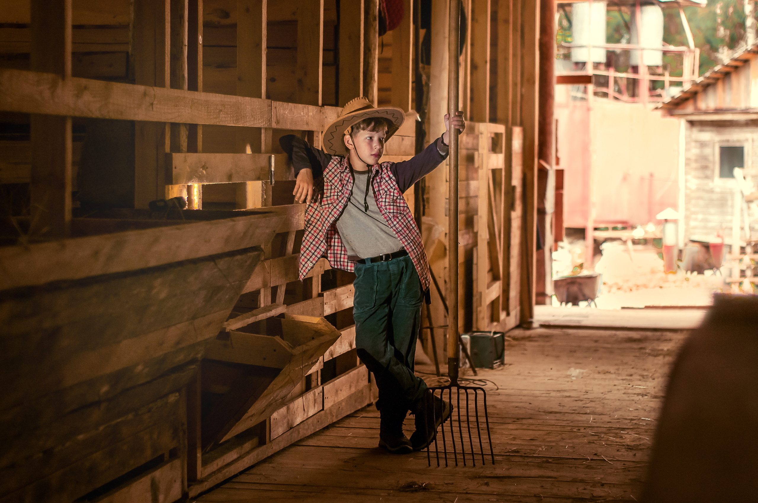 С лошадьми, в фермерском стиле. 🐴. Семейный и детский фотограф в Ярославле, Максимова Светлана