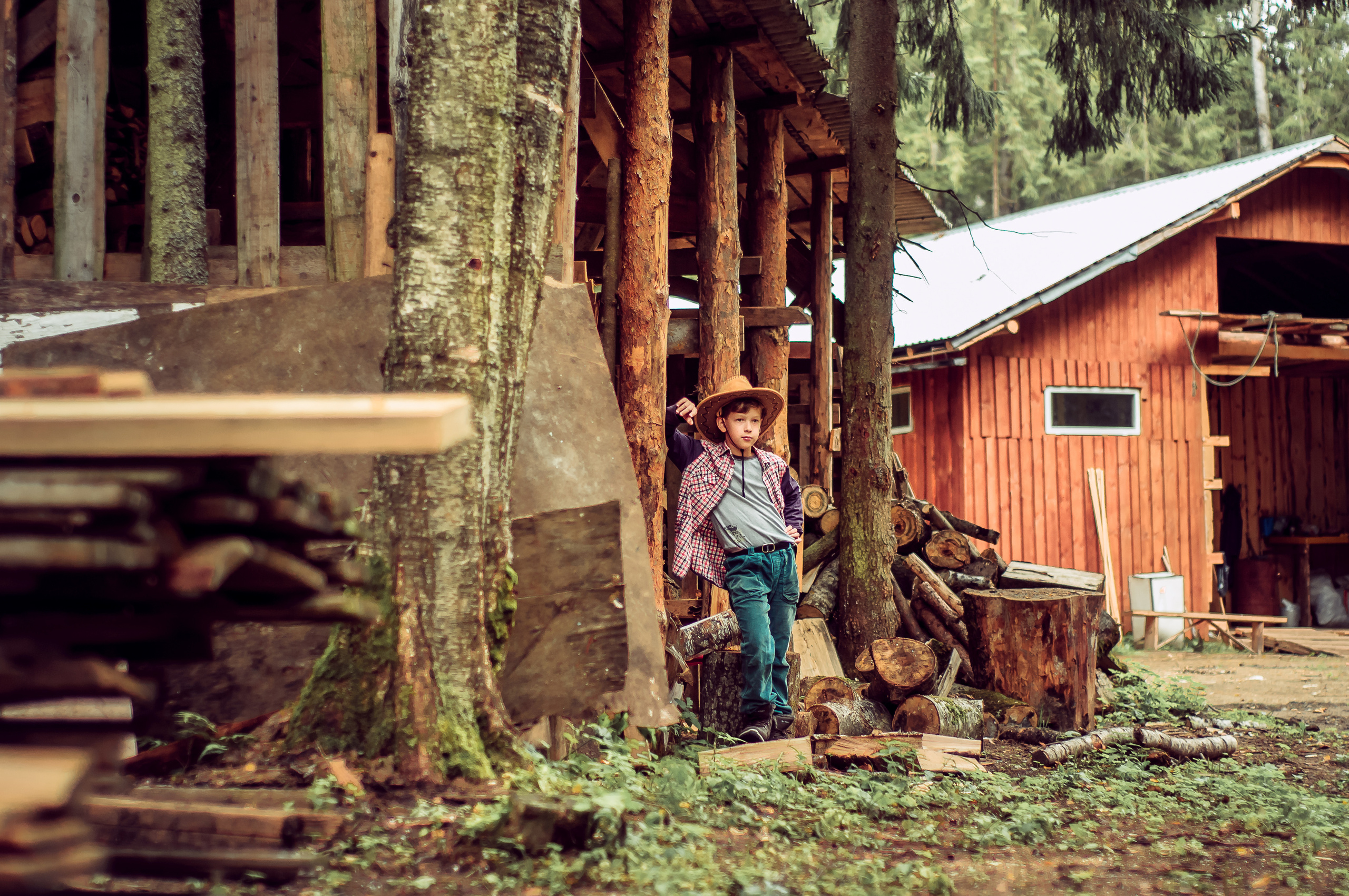 С лошадьми, в фермерском стиле. 🐴. Семейный и детский фотограф в Ярославле, Максимова Светлана