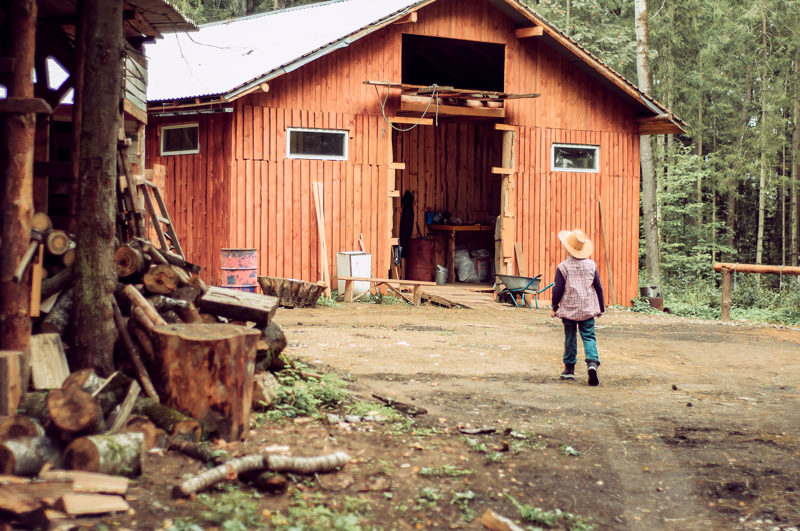 С лошадьми, в фермерском стиле. 🐴. Семейный и детский фотограф в Ярославле, Максимова Светлана