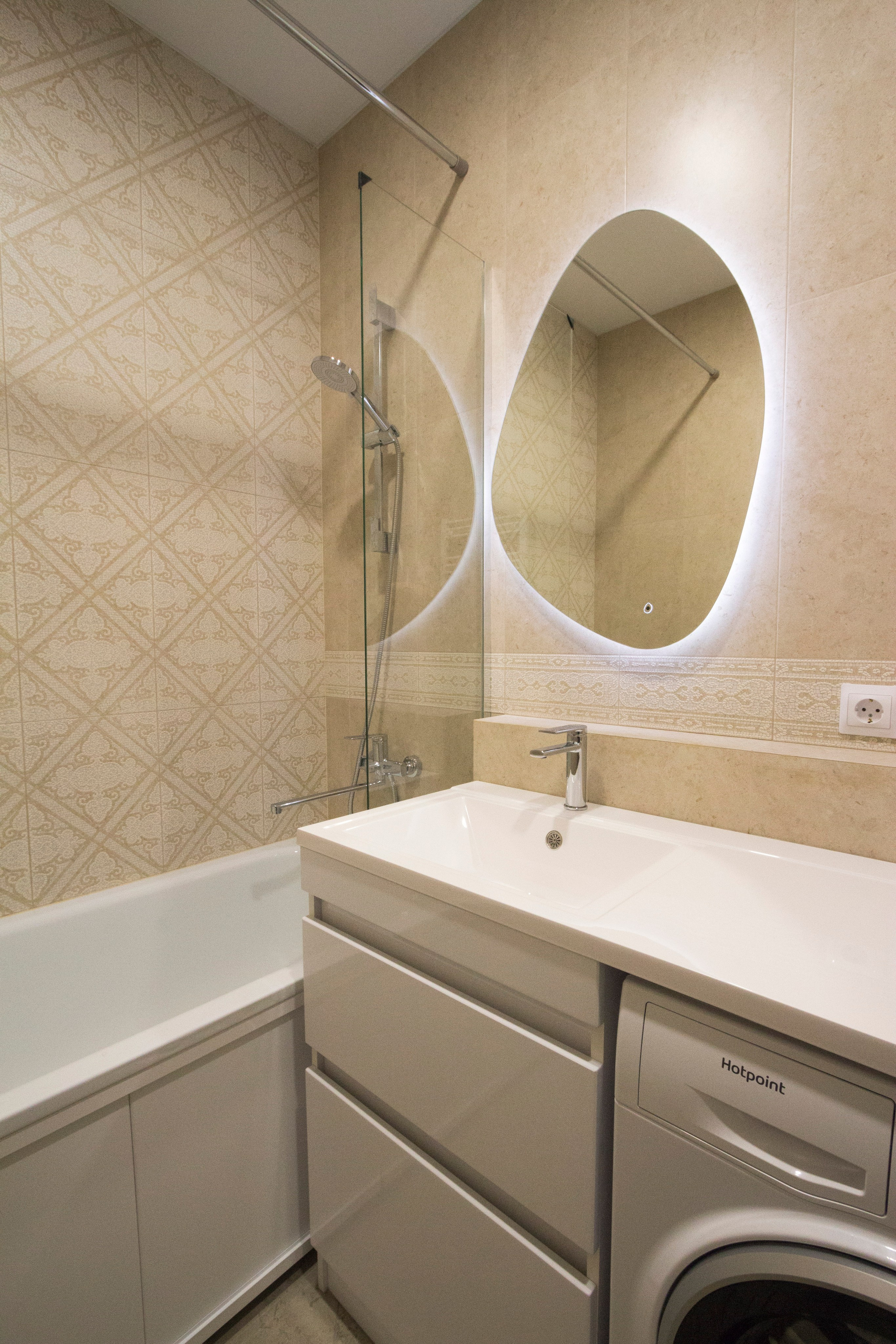 Ванная, зеркало в ванной, Andrea cosmos раковина, тумба под раковину АСБ Мебель