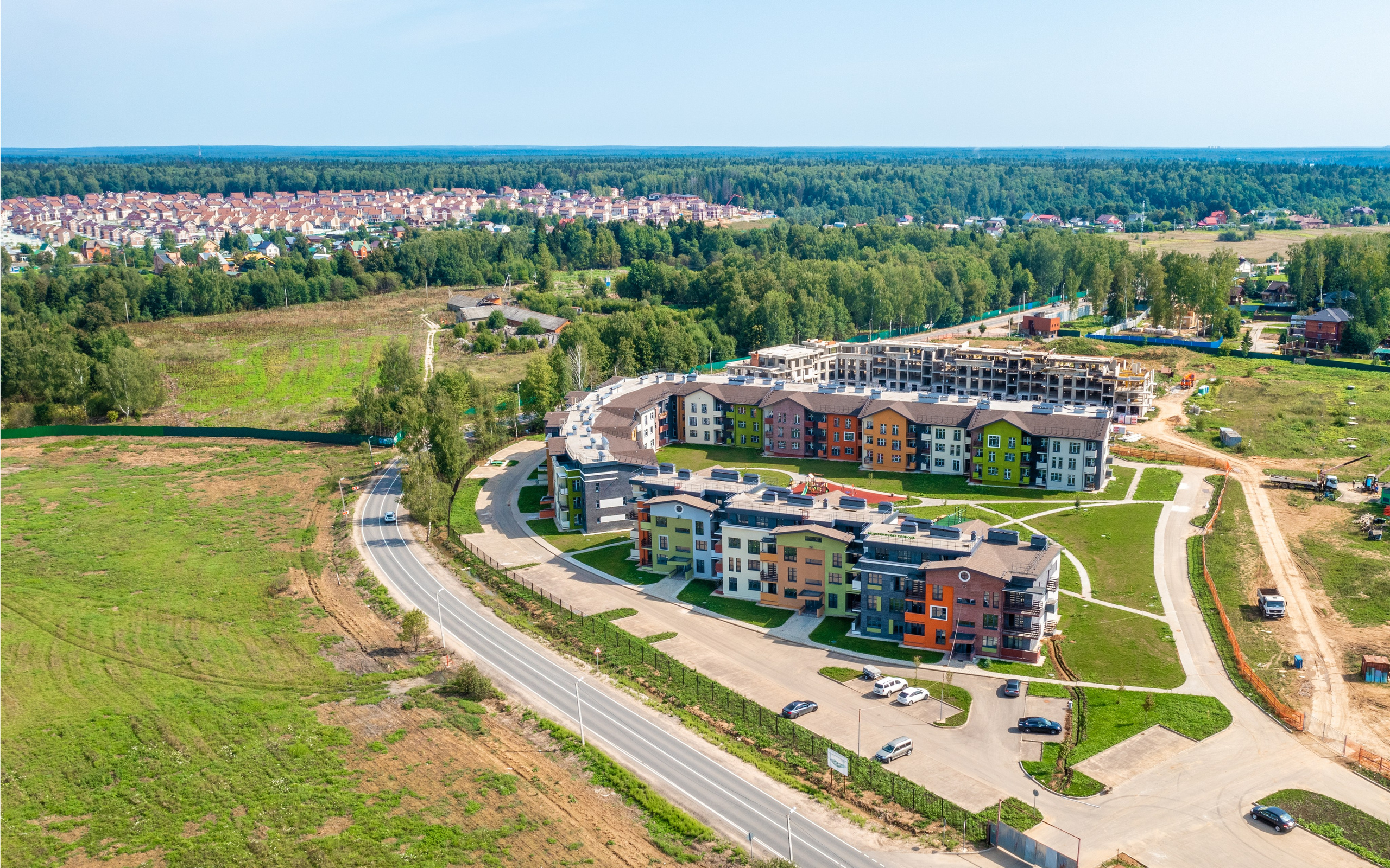 ЖК «Федоскинская слобода». MKProduction — фото, видео, аэросъемка