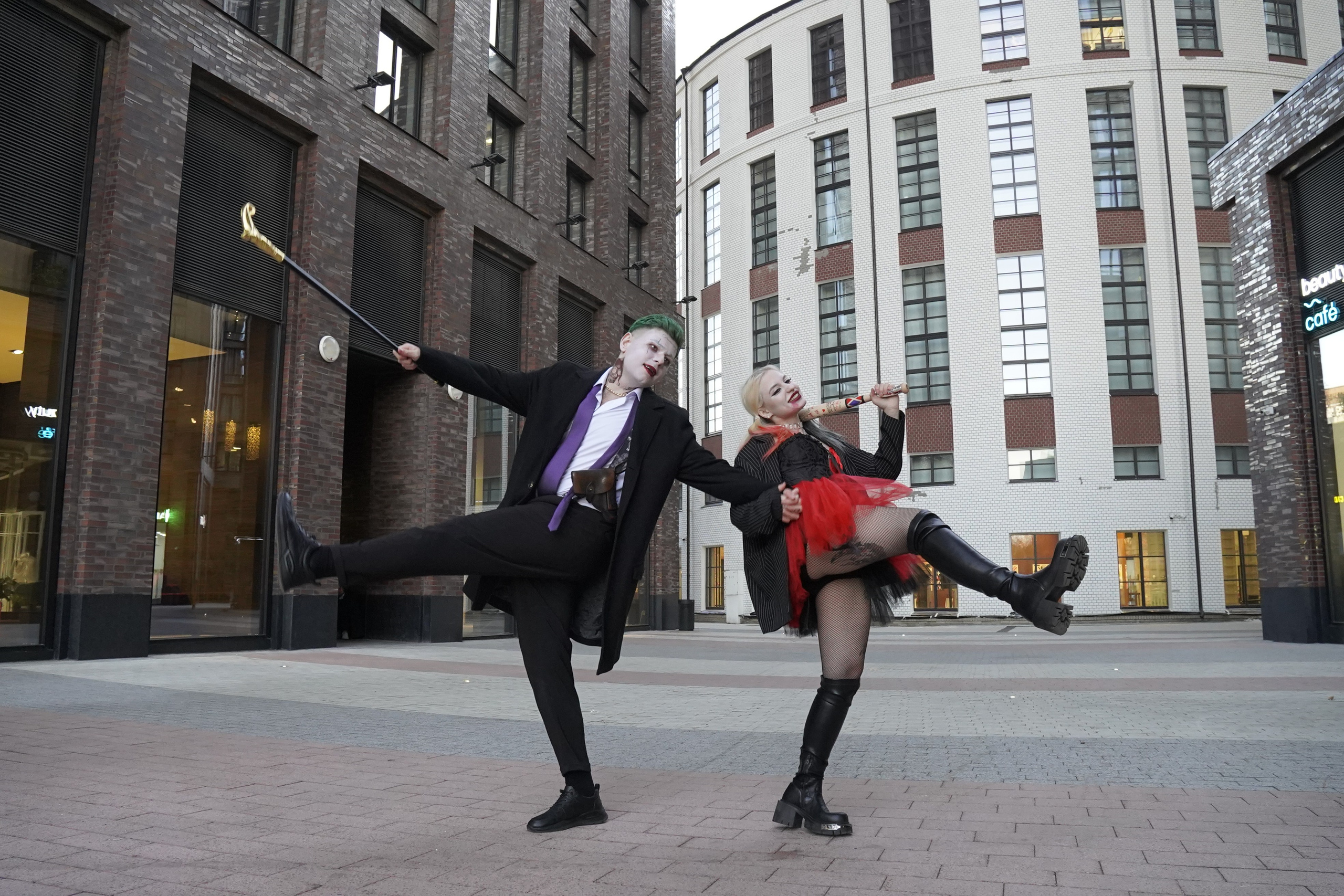 Харли и Джокер. Фотограф и видеограф Елена Суетенкова, Создание ярких воспоминаний о важных событиях. Москва, Россия, Мир