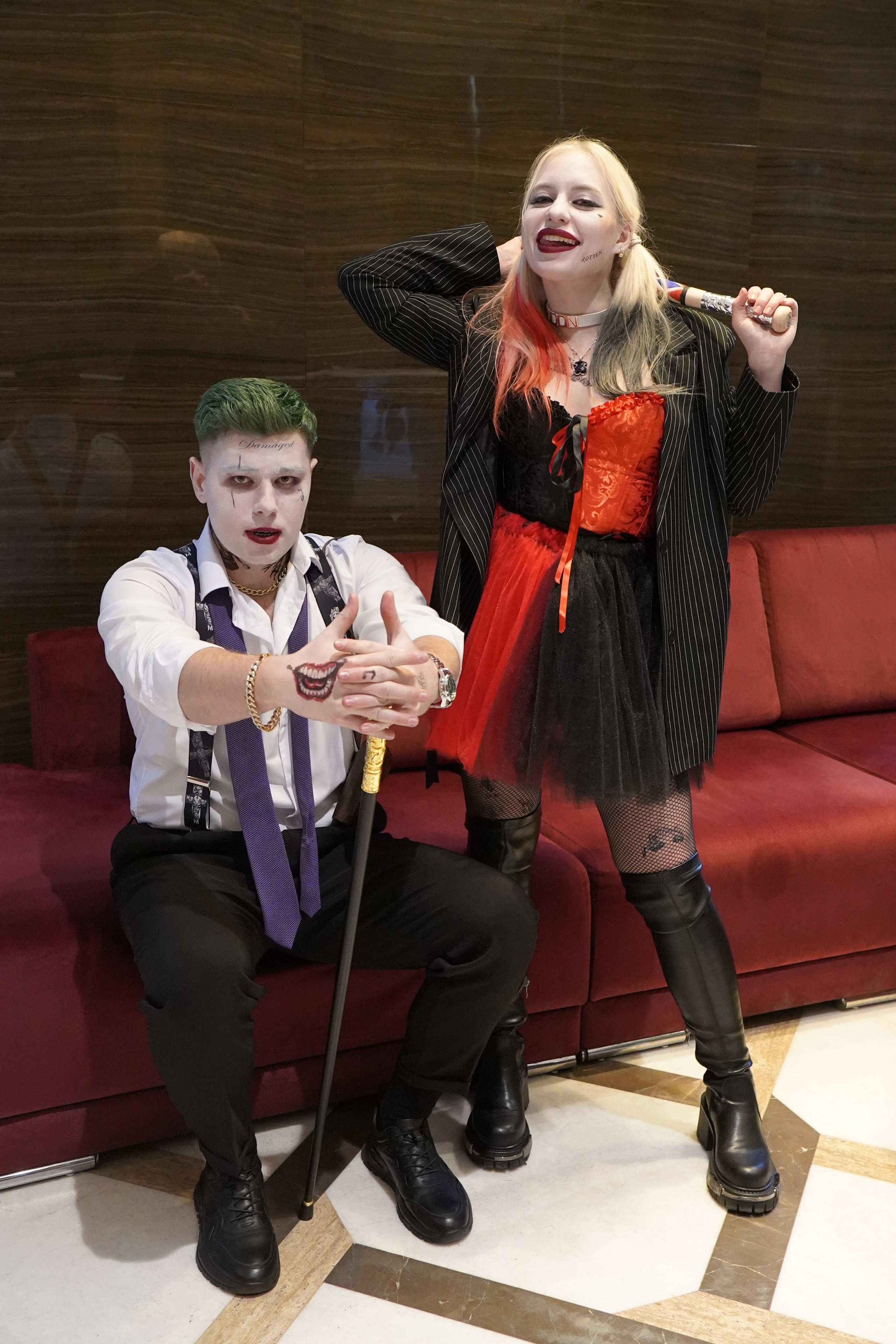 Харли и Джокер. Фотограф и видеограф Елена Суетенкова, Создание ярких воспоминаний о важных событиях. Москва, Россия, Мир