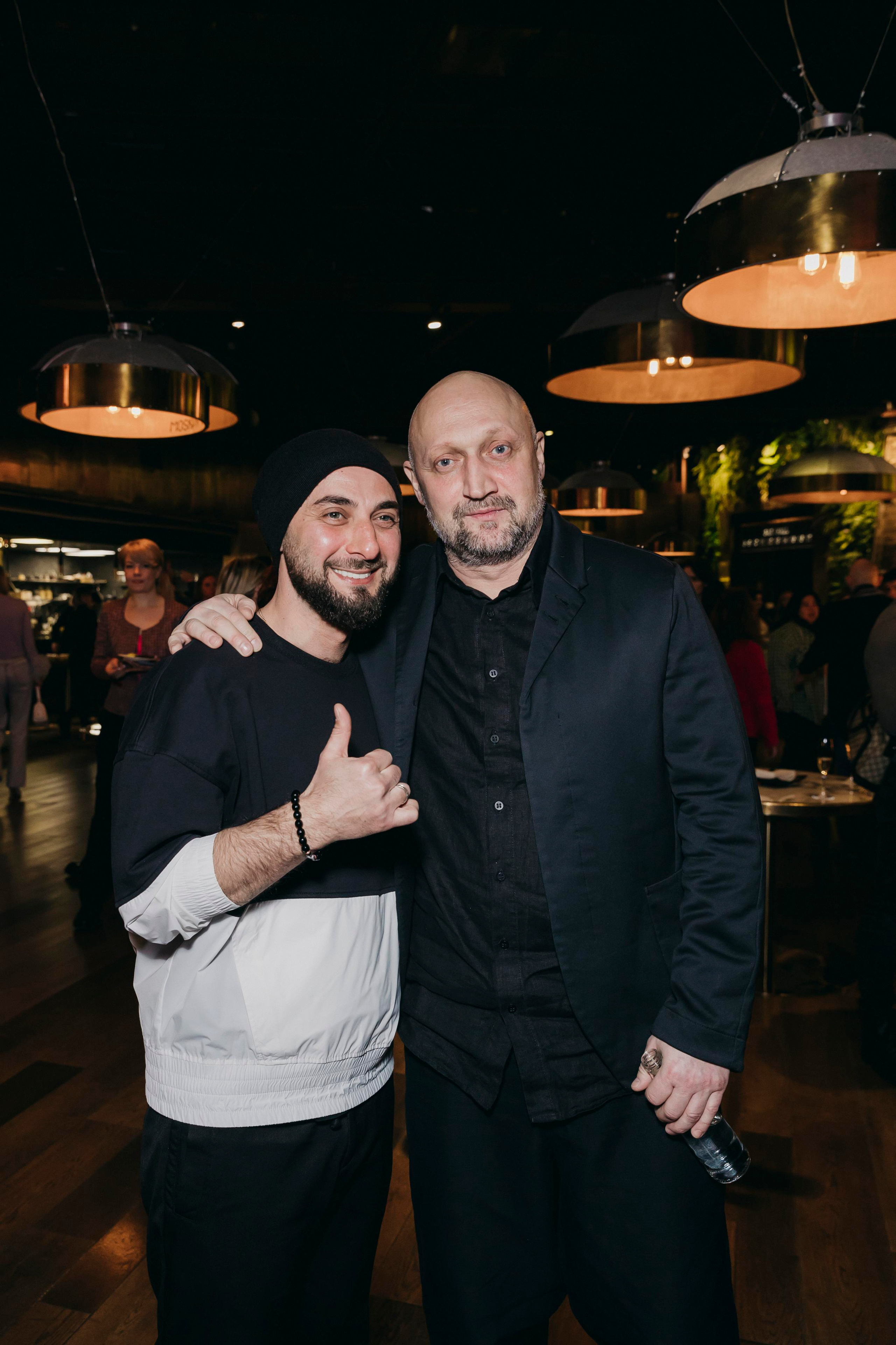 Демис Карибидис и Гоша Куценко на закрытой Премьере шоу «КОНФЕТКА» на ТНТ