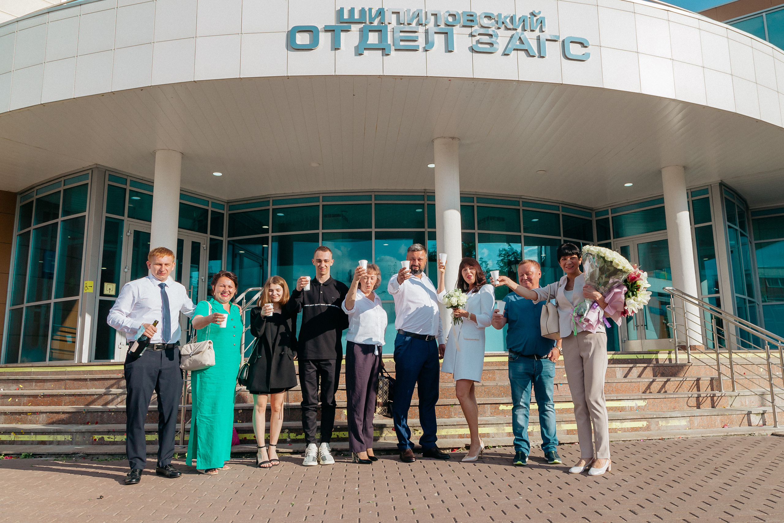 Максим и Александра ЗАГС. Алексей Никифоров свадебный и семейный фотограф Москва, Химки