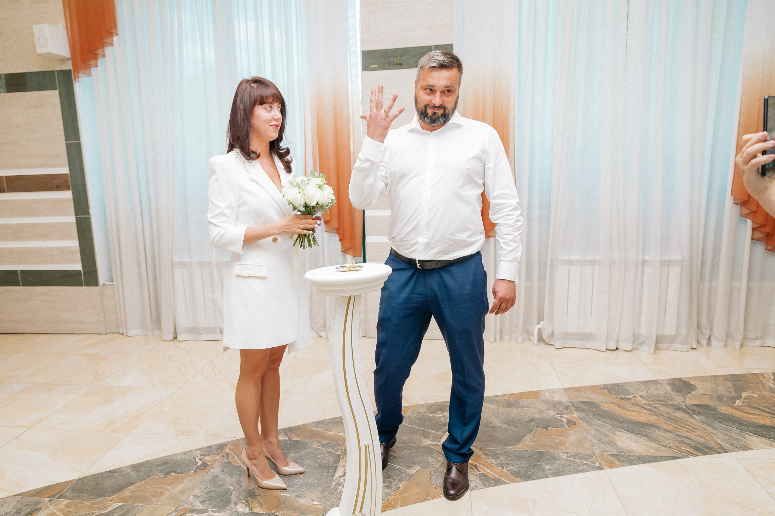 Максим и Александра ЗАГС. Алексей Никифоров свадебный и семейный фотограф Москва, Химки