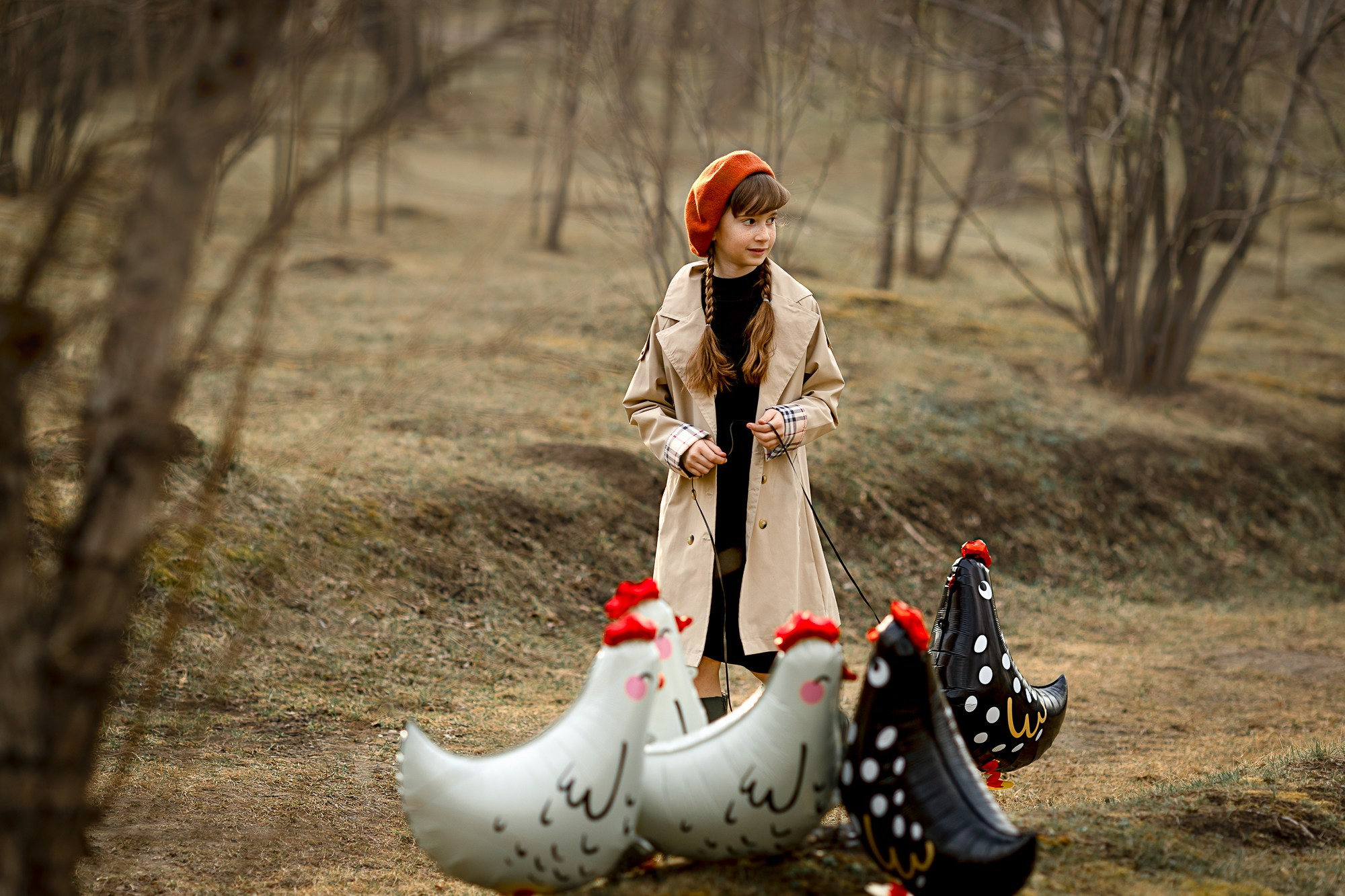 С курочками. Детский и семейный фотограф в Красноярске Елена Коровкина