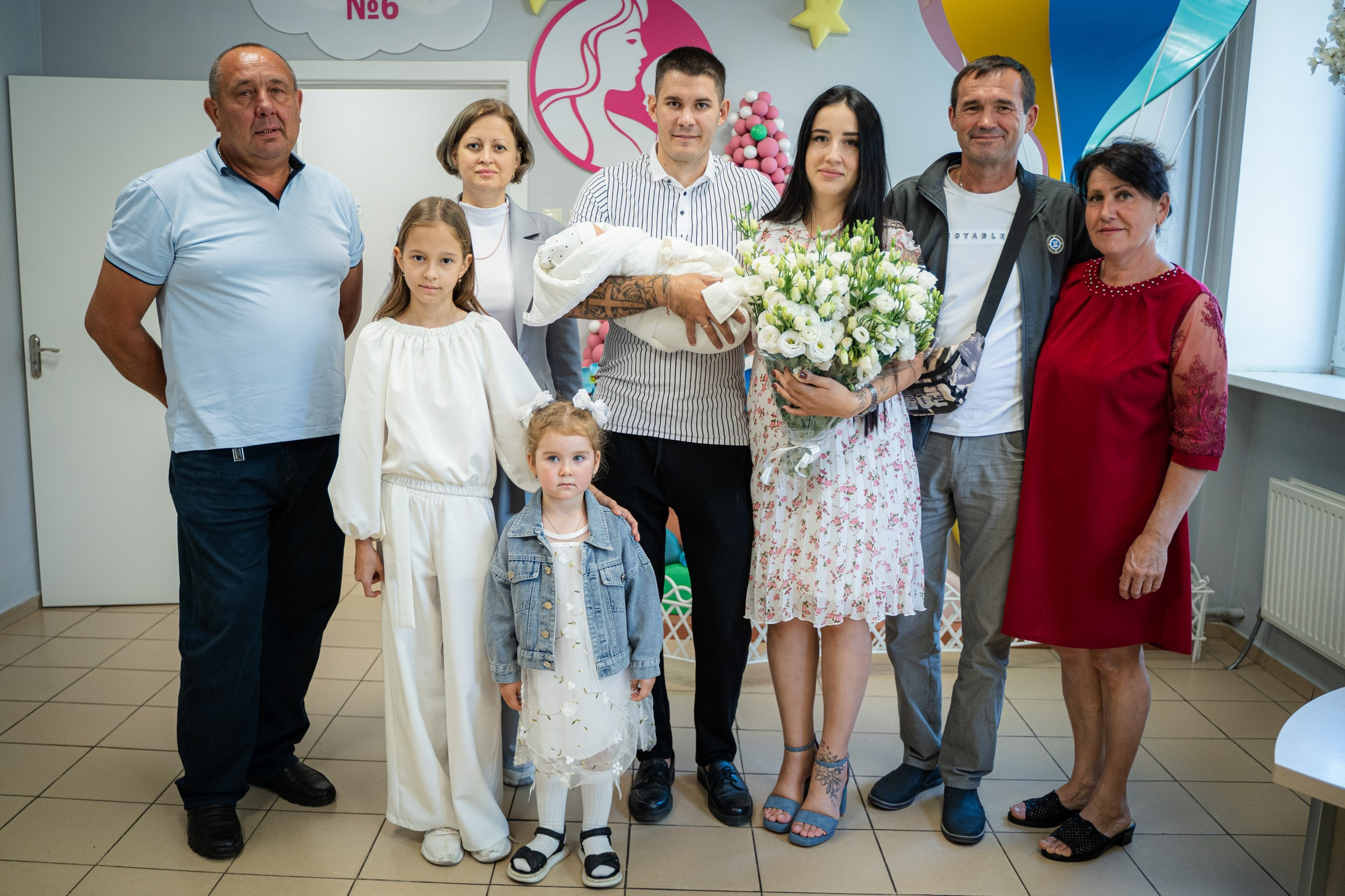 Выписка с роддома. Семейный и детский фотограф в Ростове-на-Дону