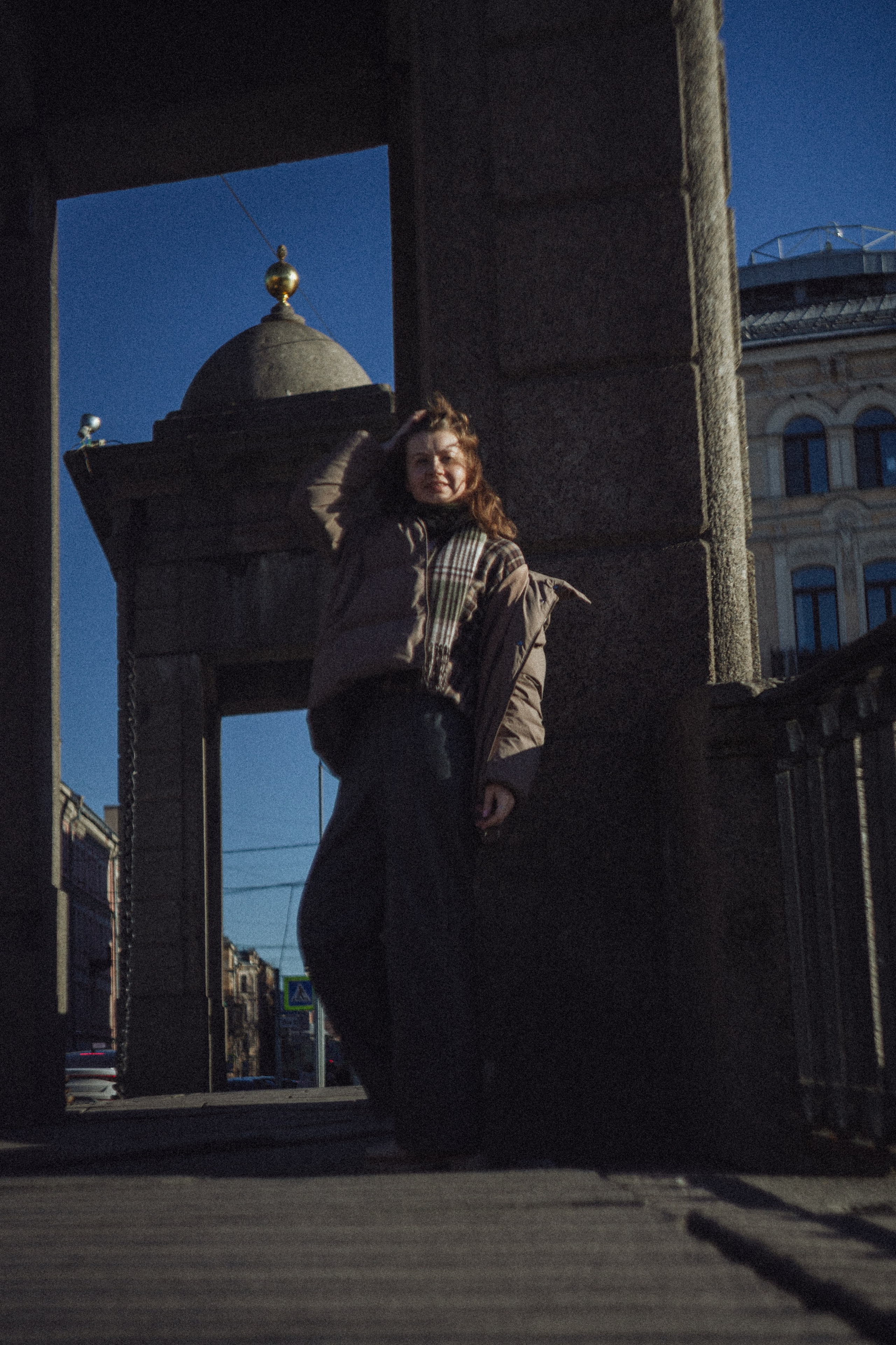 фото на набережной, фото на фонтанке, мост Ломоносова