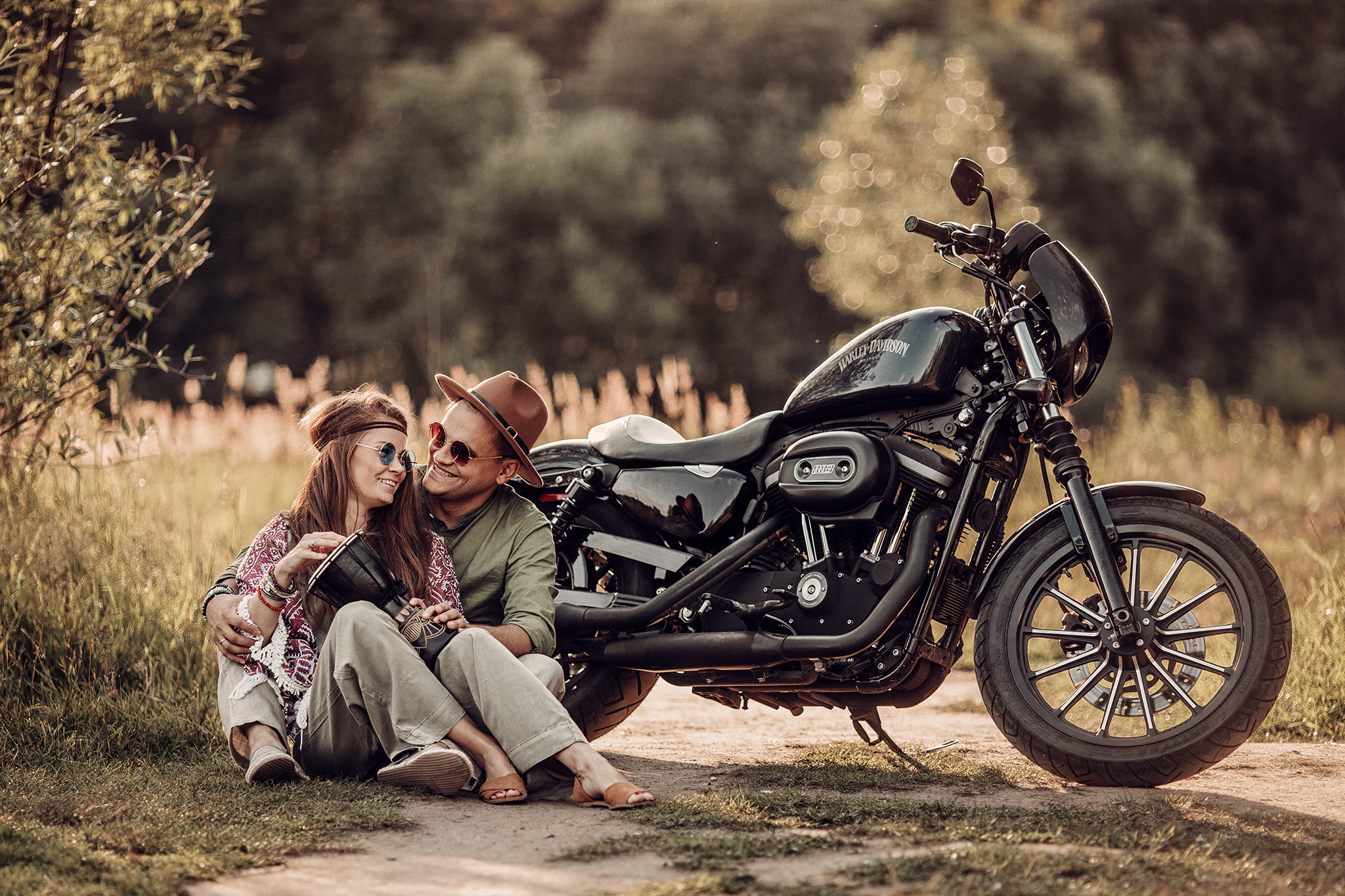 Хиппи, Кристина и Виктор. Семейный фотограф в Москве Марина Петра