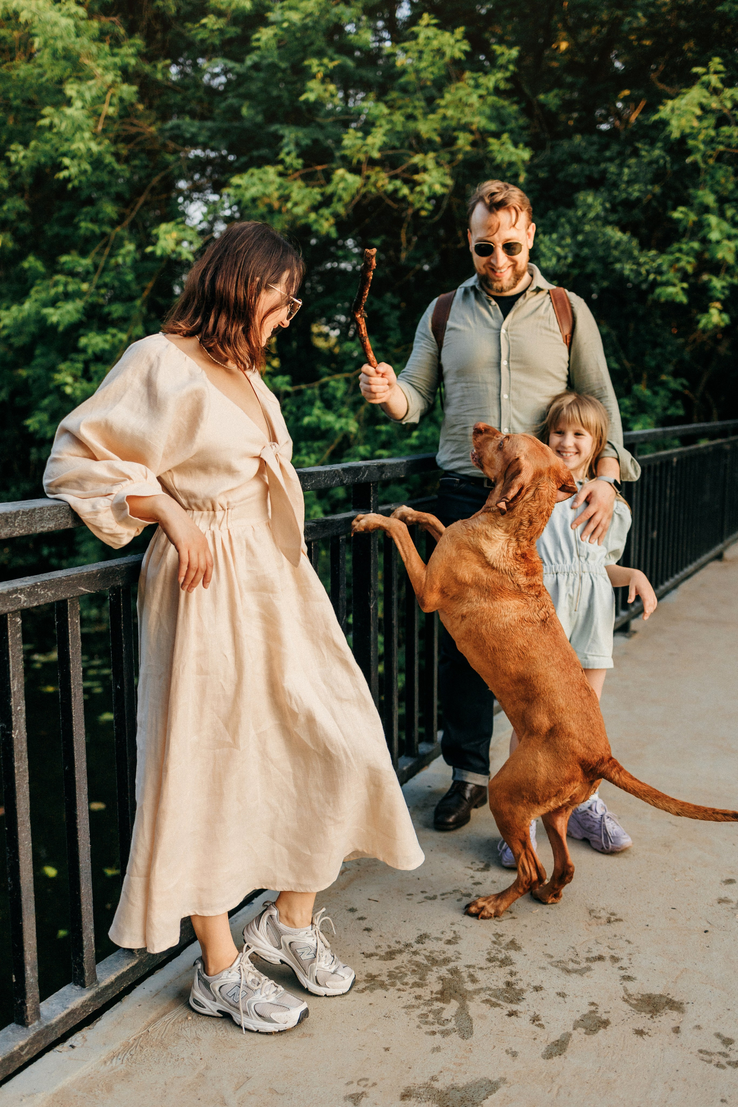 Марина, Глеб, Мая и Чили. Фотограф-анималист Елена Радченко, Москва