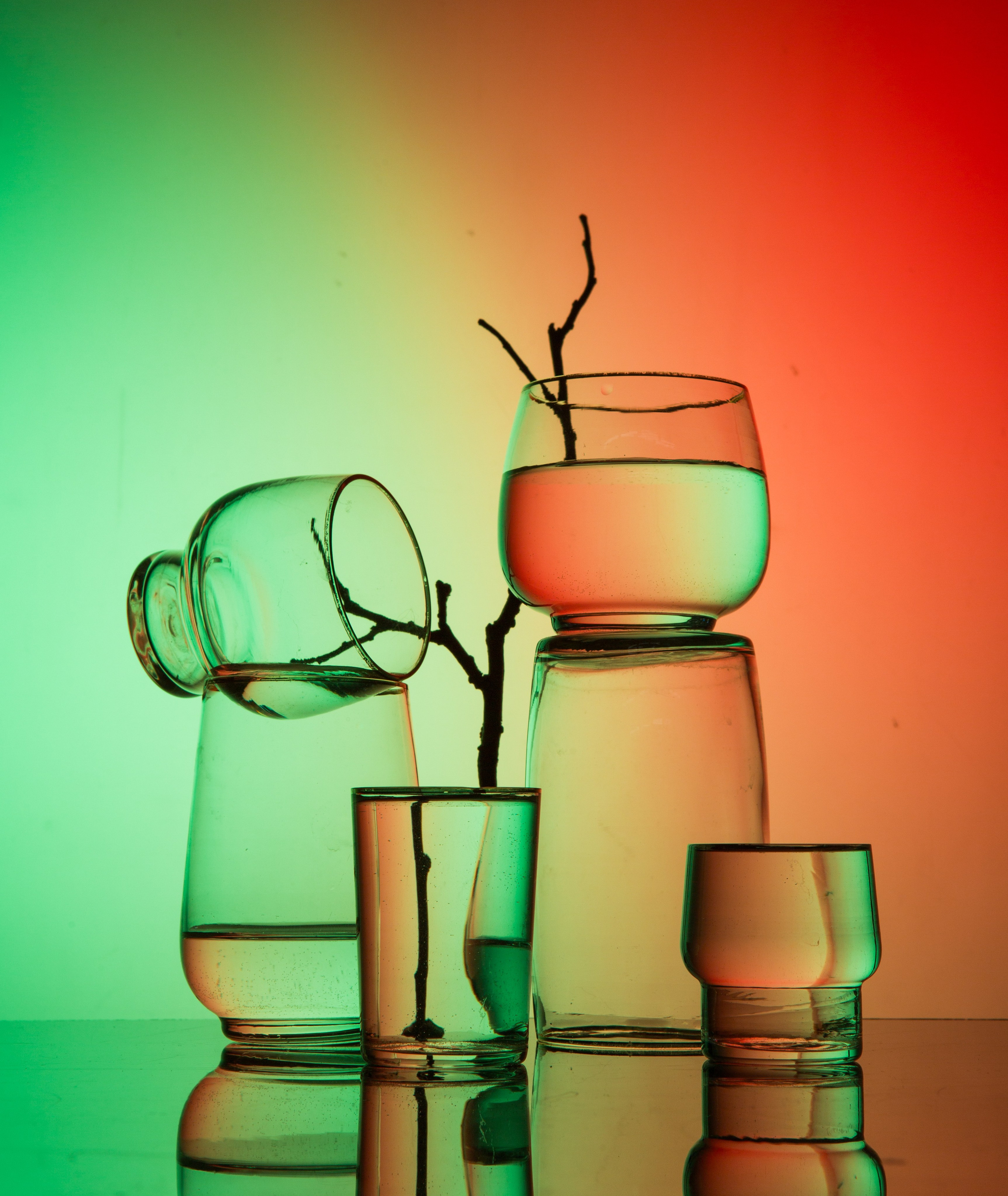 Рекламные фото. Стекло. Фотограф Мария Кольцова