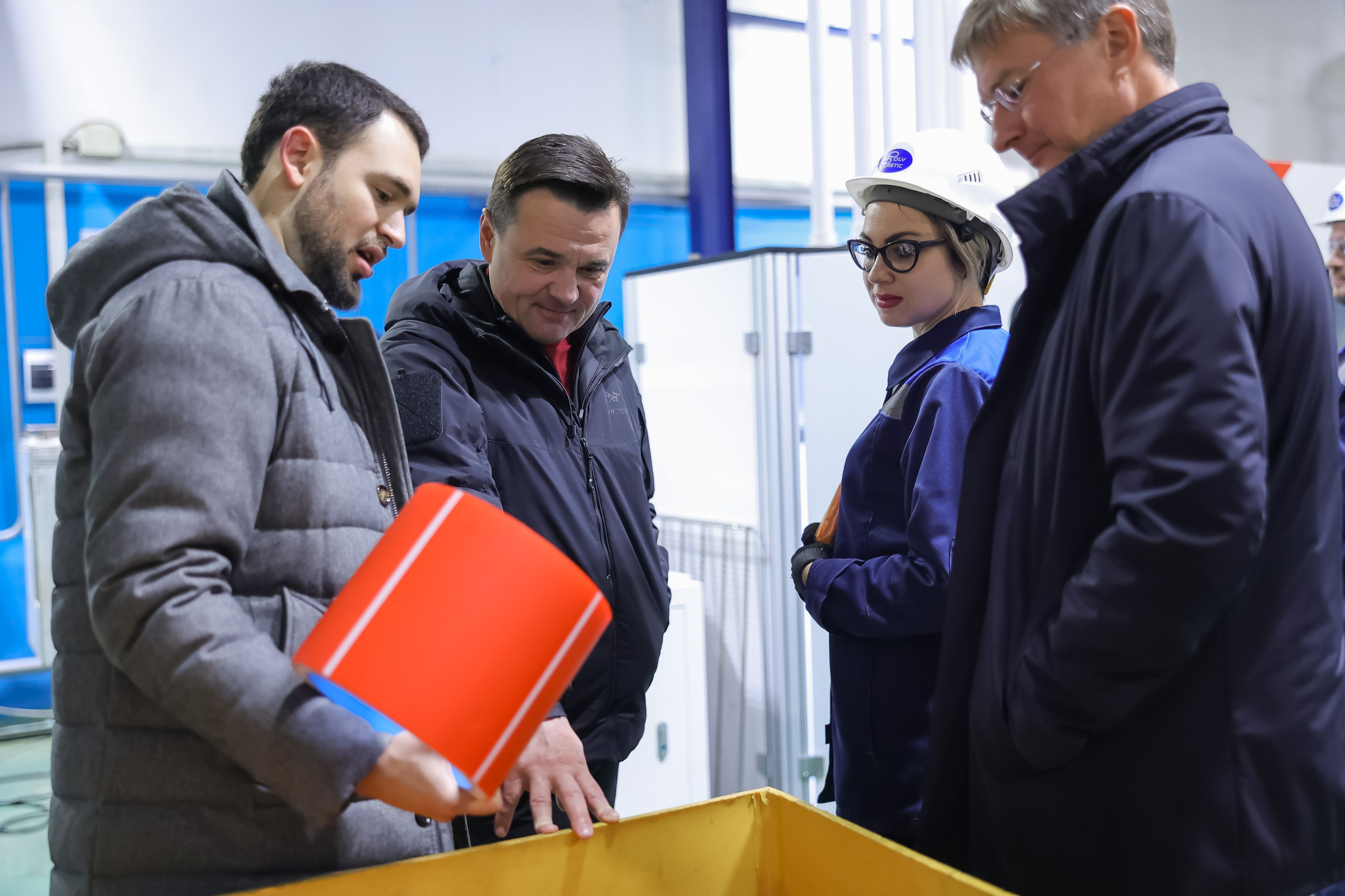 Губернатор Московской области Андрей Воробьев посетил Климовский трубный. Моя фотография