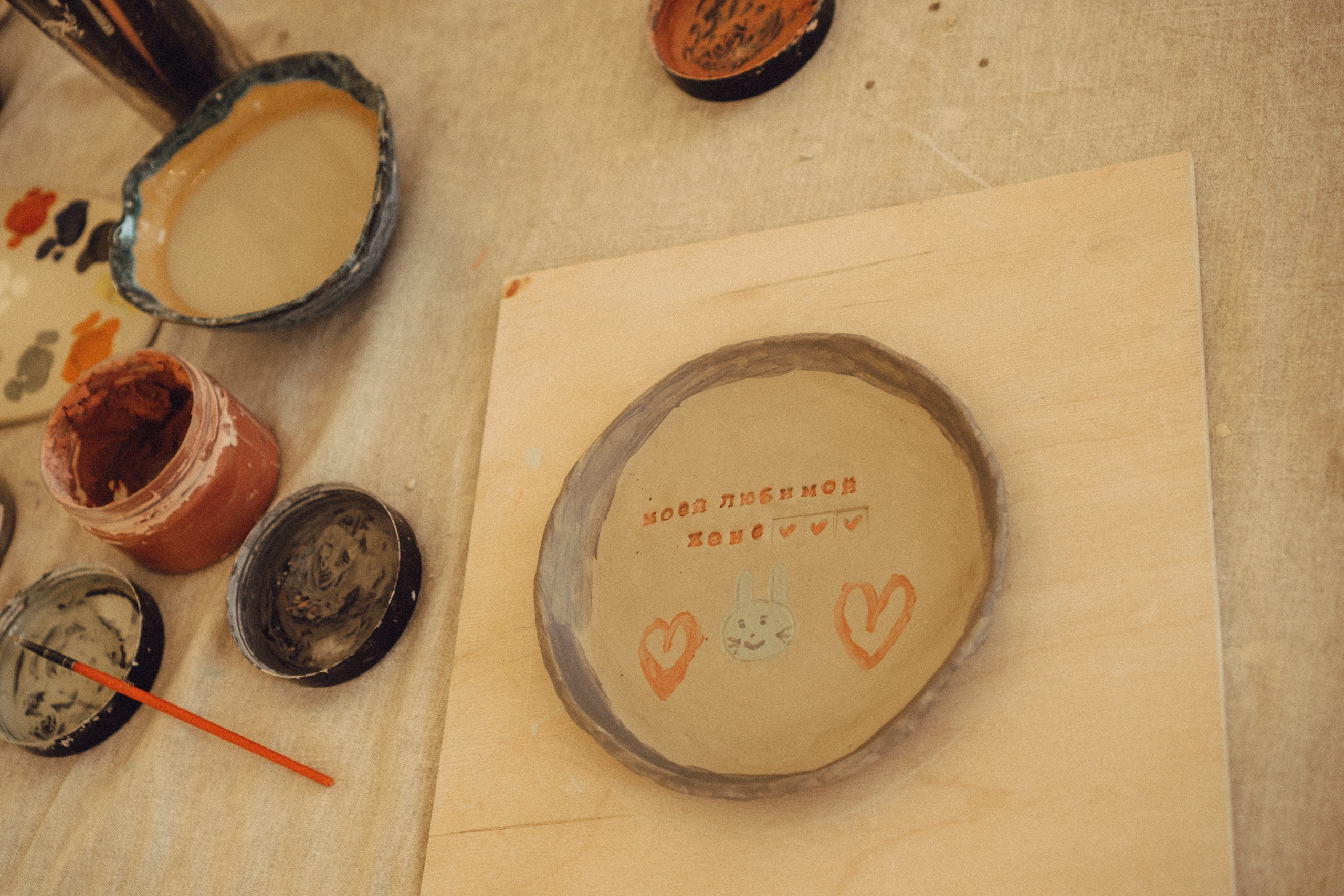 Любовь в студии лепки. Профессиональный фотограф, Санкт-Петербург — Виктория Богомолова