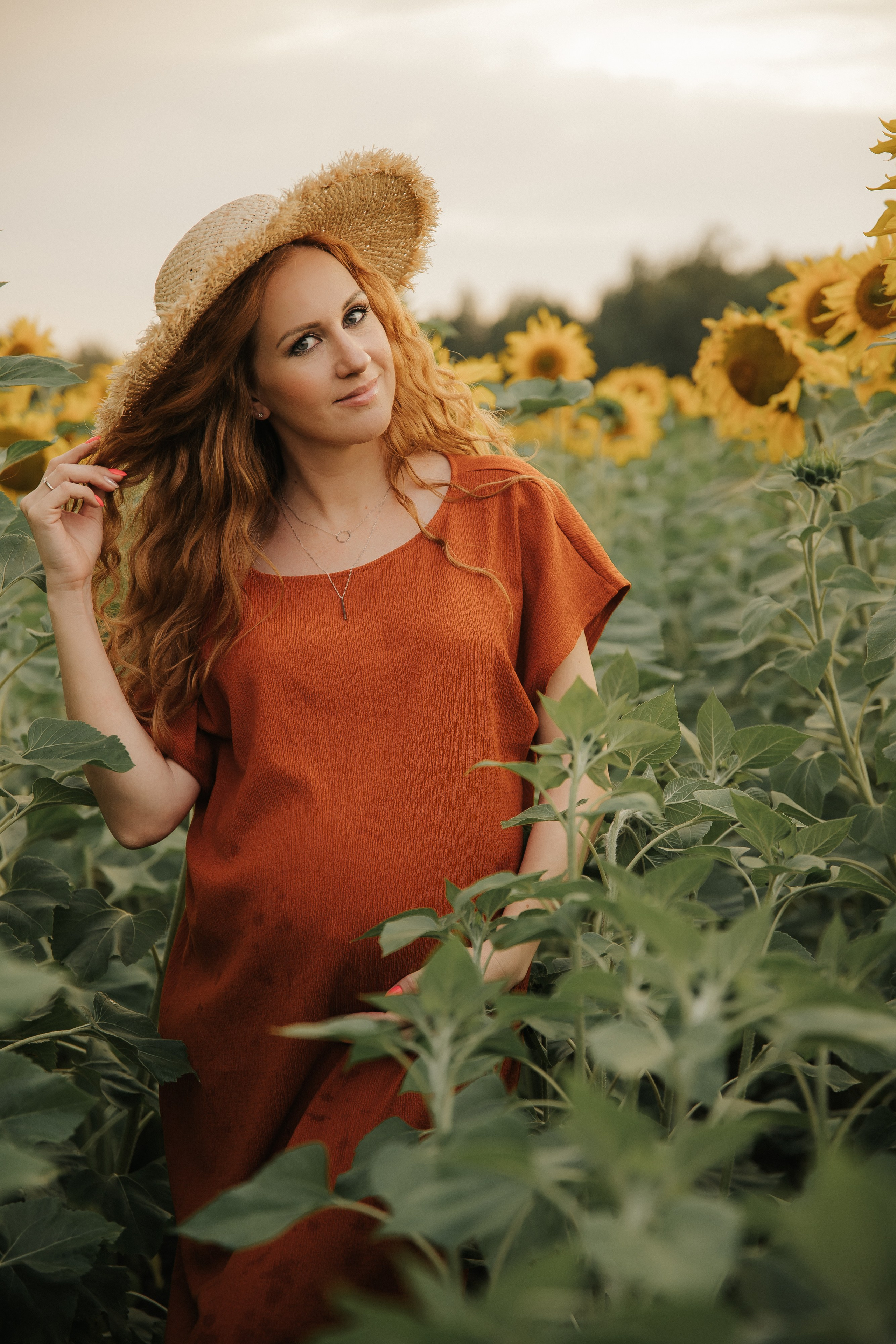 Лена и подсолнухи. Семейный и свадебный фотограф в Челябинске Юлия Софьина