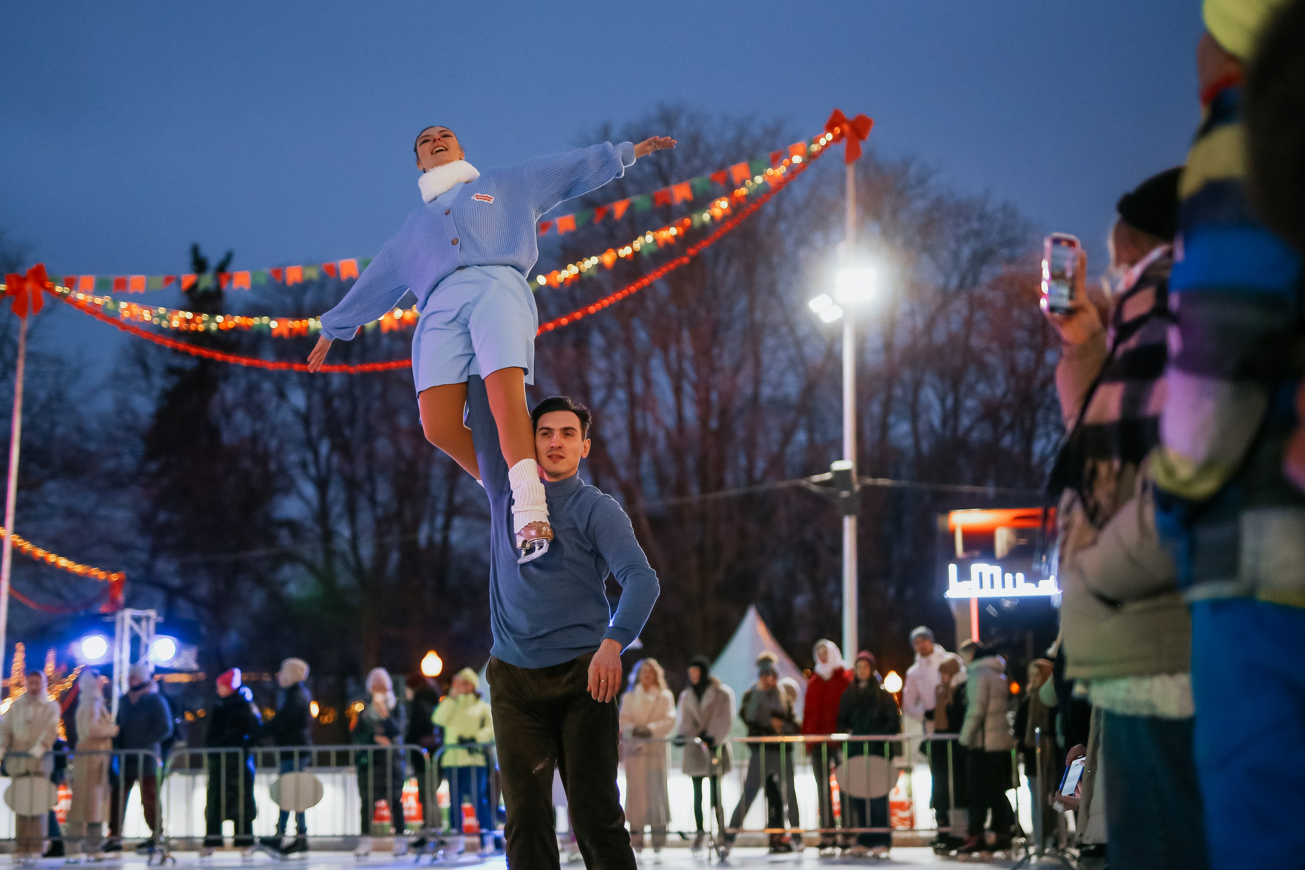 Ледовое шоу Парк Культуры проект Московское Чаепитие. Фотограф и видеограф Анна Домашенко