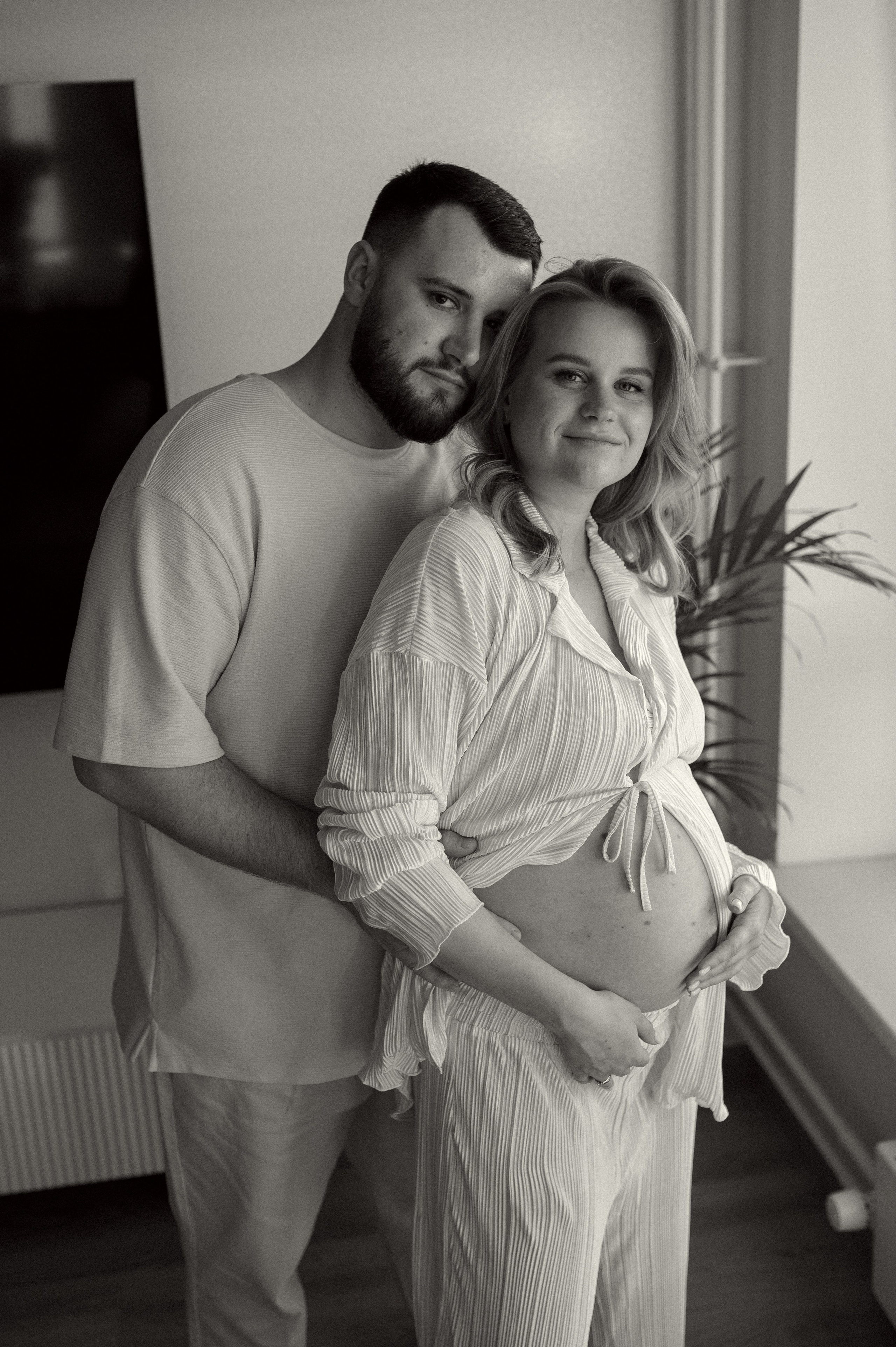 Домашняя фотосессия беременности. Семейная фотосессия Бутово Москва фотограф Алина Морщагина