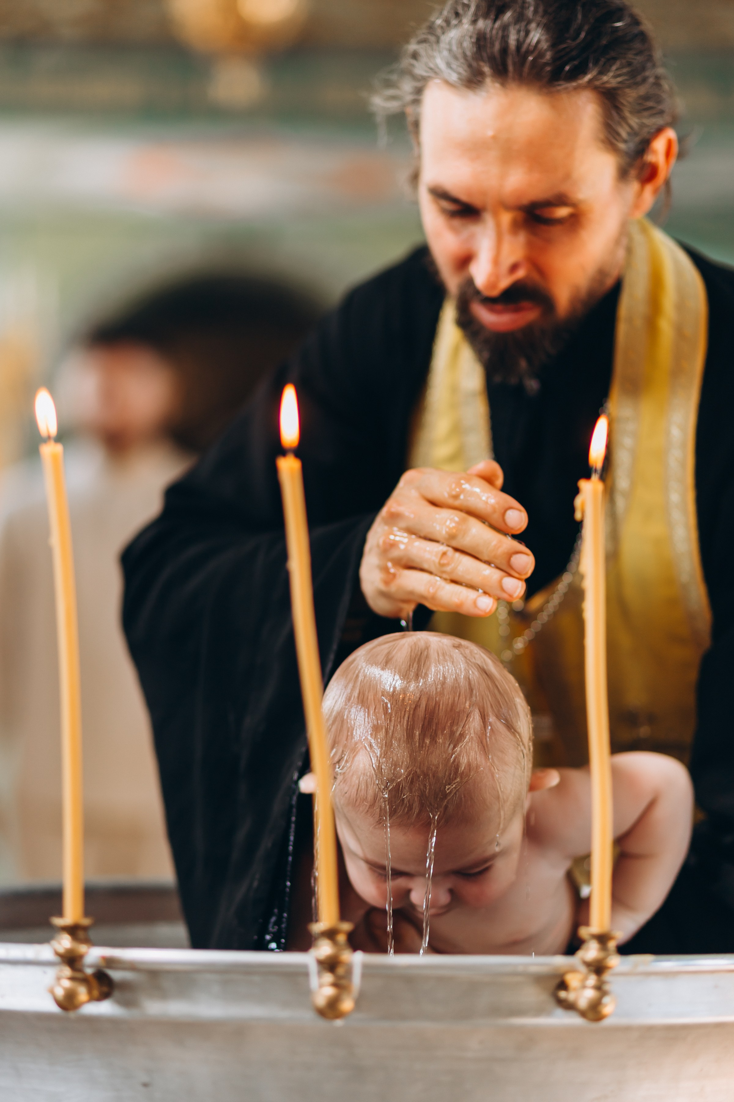 Крещение Родиона. Семейный фотограф в Волгодонске Краченцева Анна